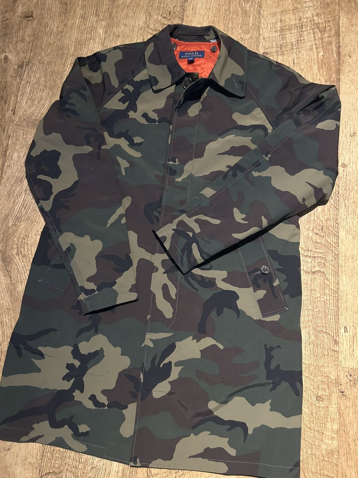 Polo Ralph Lauren Polo Ralph Lauren 2in1 Water Repellant Camo Mac Coat - Small Size US S / EU 44-46 / 1 - 2 Thumbnail