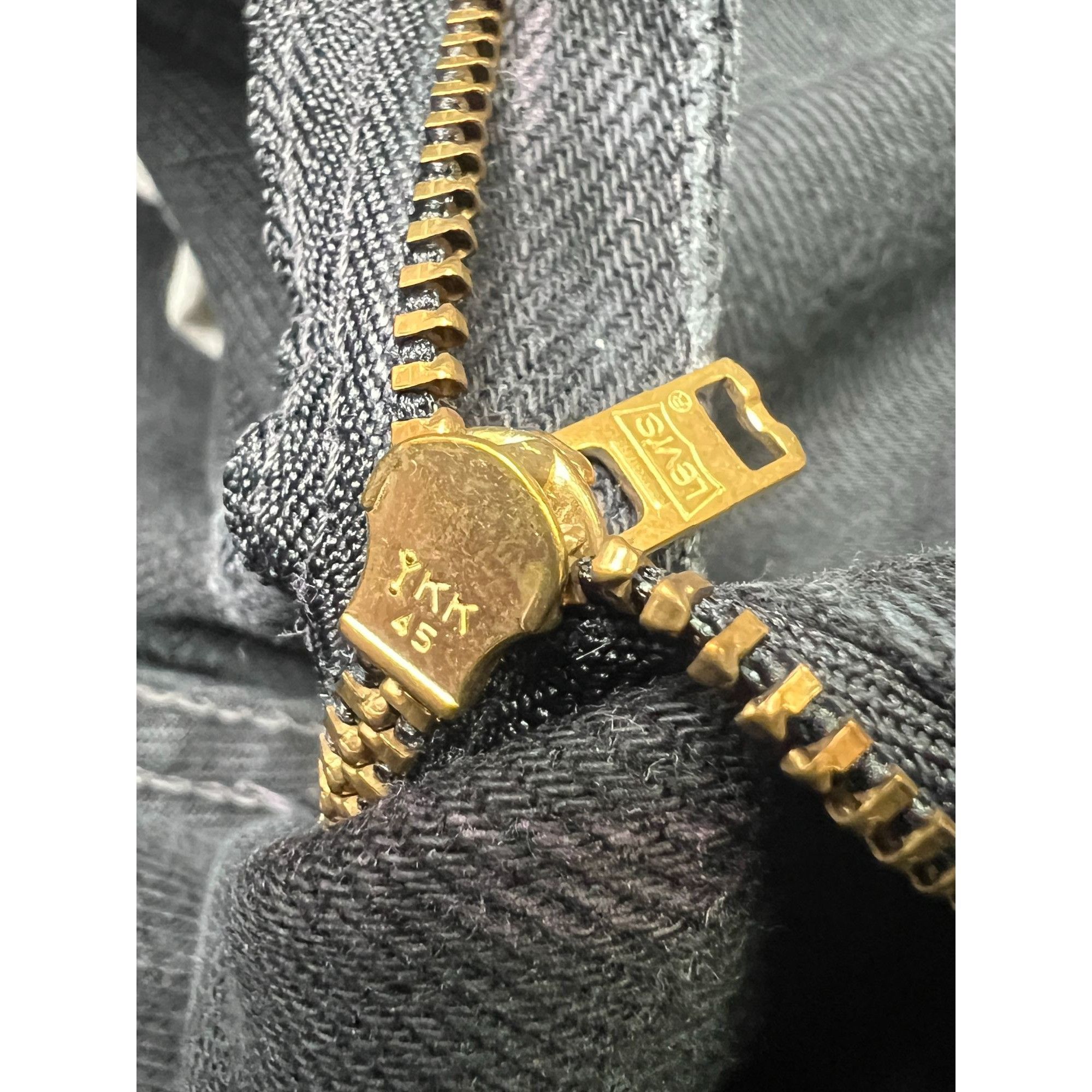 Levi's Levi’s 615 Orange Tab Black Denim Jeans Pants (Y1063) Size US 32 / EU 48 - 7 Thumbnail