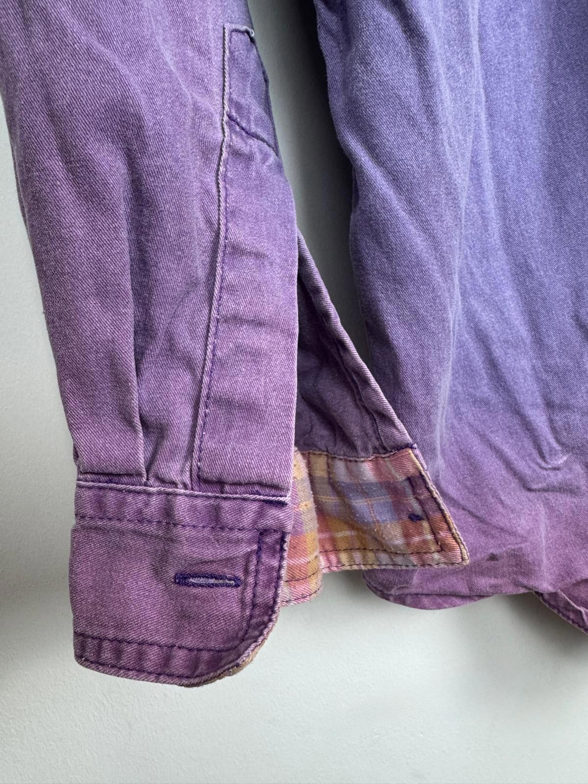 Other Vintage Lambert & Lynch Purple Wash Ombré Shirt - Size XL Size US XL / EU 56 / 4 - 7 Thumbnail