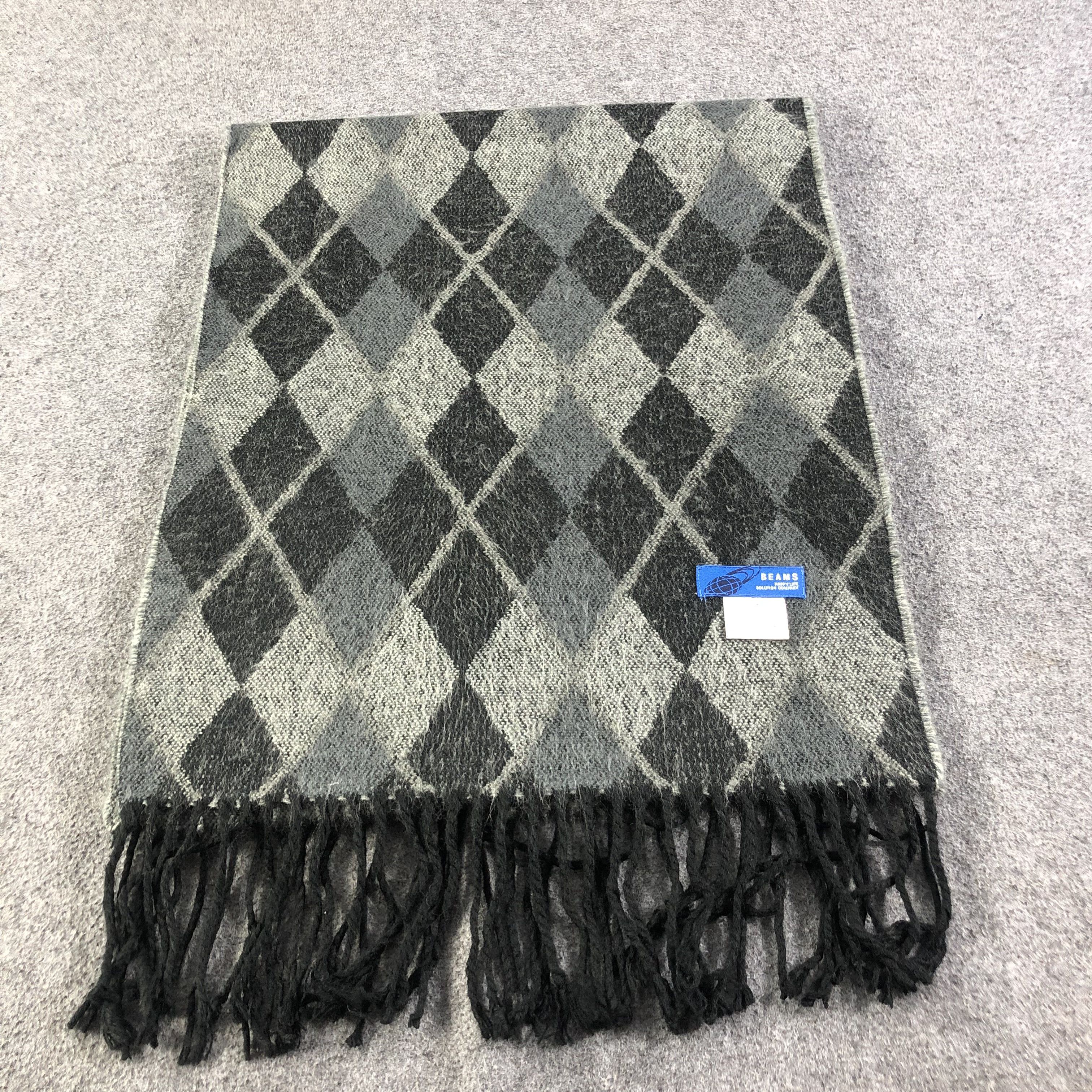 Beams Plus Beams Argyle Scarf Muffler V1123 Size ONE SIZE - 2 Thumbnail