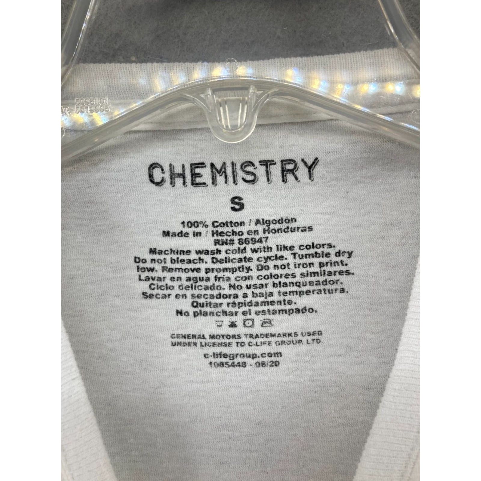 Alchemist Real Chemistry Corvette Cars Mens TShirt Small White Graphic Print Vintage No Size US S / EU 44-46 / 1 - 5 Thumbnail