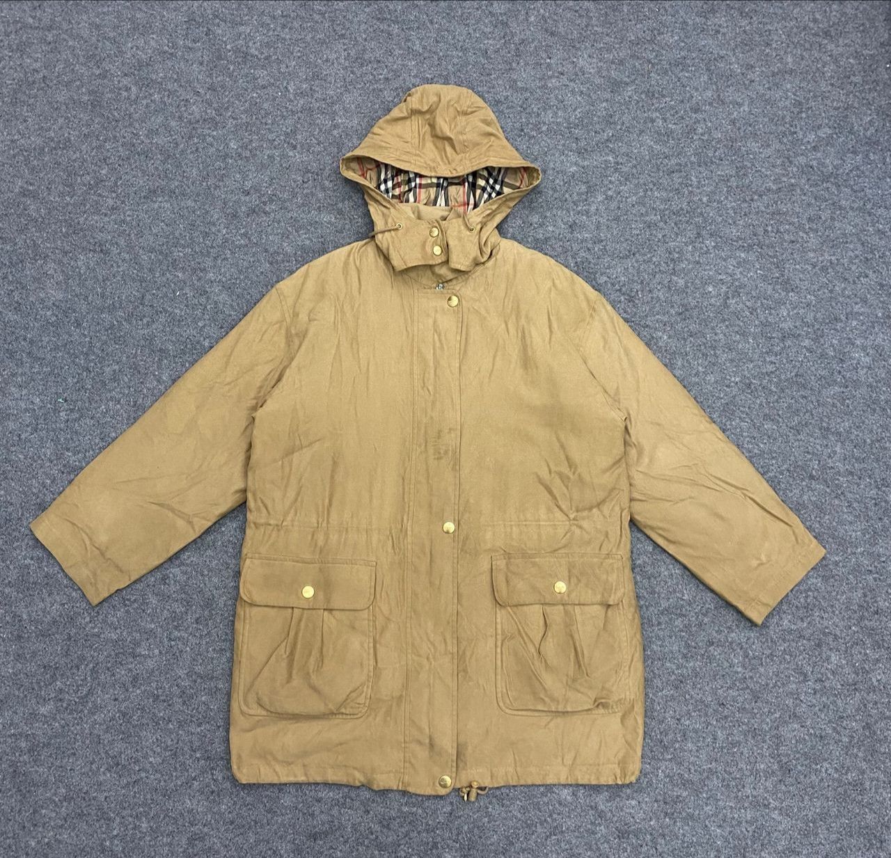 Burberry Prorsum Vintage Burberry Monogram ParkaLong Jacket Size US L / EU 52-54 / 3 - 2 Thumbnail