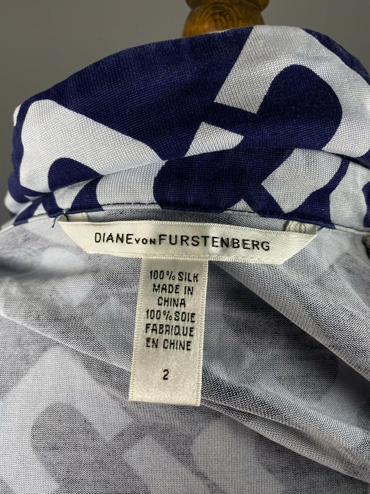 Diane von Furstenberg Ladies Diane von Furstenberg Belted A-Line Dress Size 2 Size XS / US 0-2 / IT 36-38 - 9 Thumbnail