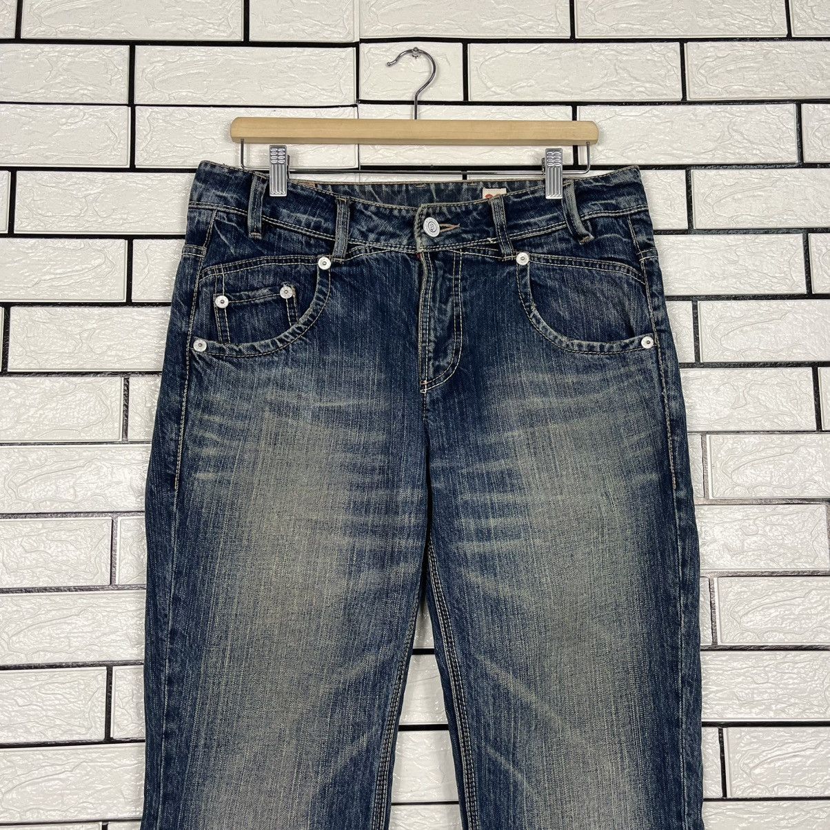 Japanese Brand Vintage Rush Hour Daily Used Workwear Denim Size US 32 / EU 48 - 3 Thumbnail