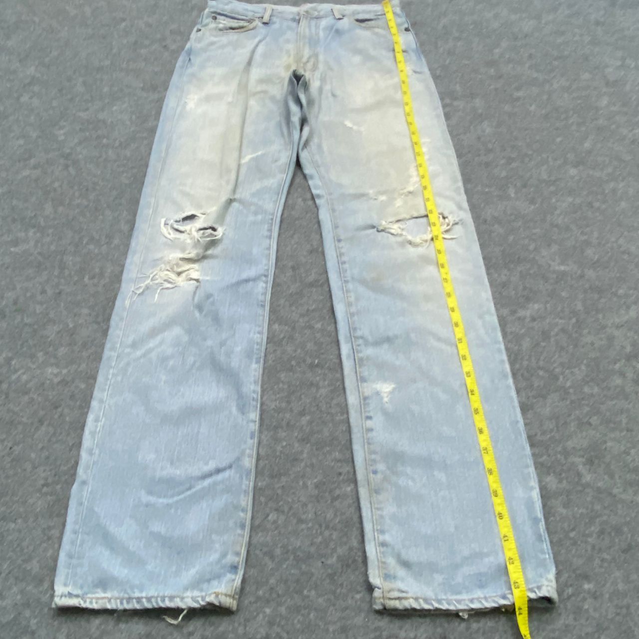 If Six Was Nine 💥Best Offer💥Vintage Blue Way Distressed Denim Size US 30 / EU 46 - 3 Thumbnail