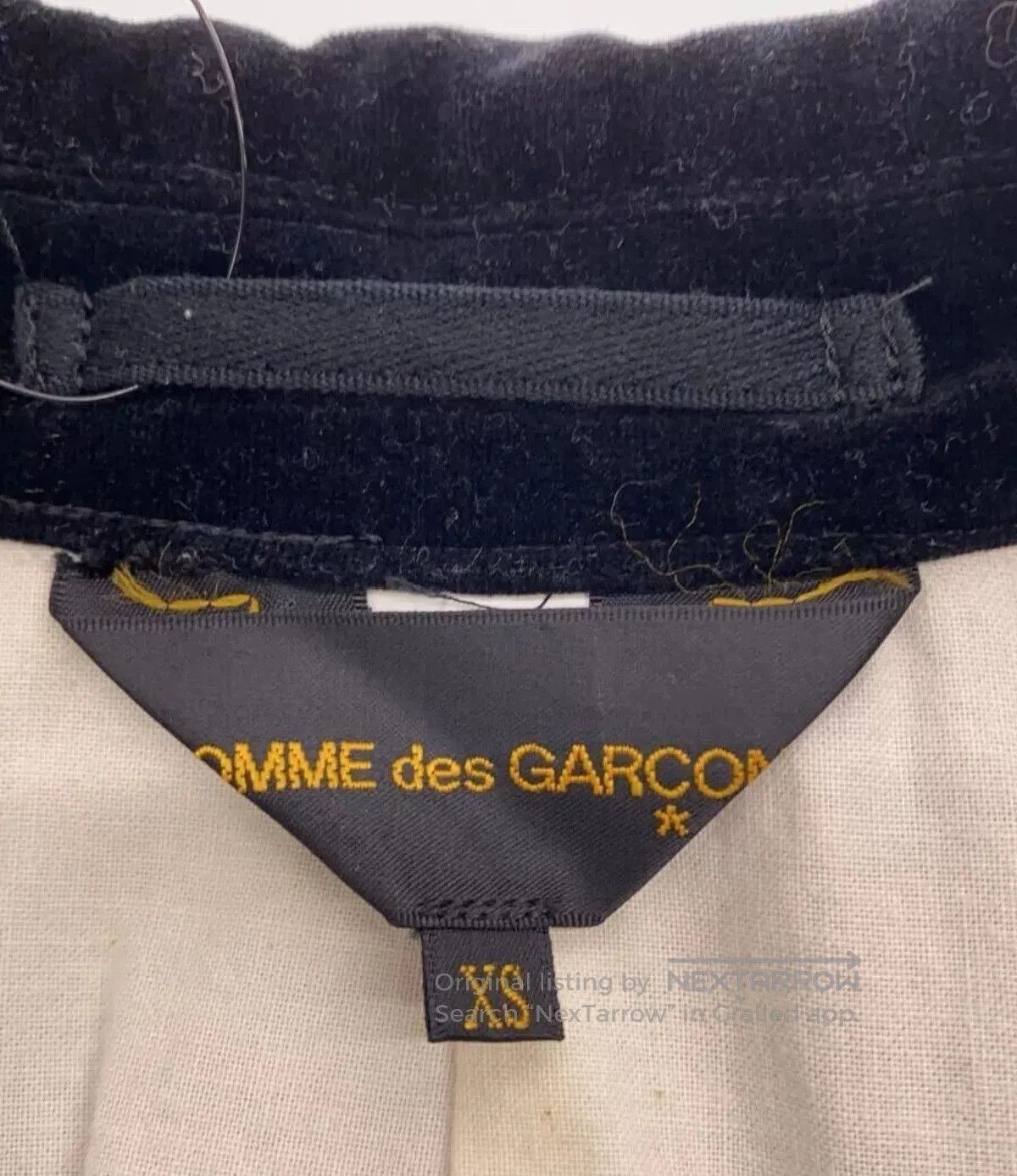 Comme des Garcons COMME des GARCONS Velvet Collar Coat XS. Size XS / US 0-2 / IT 36-38 - 4 Thumbnail
