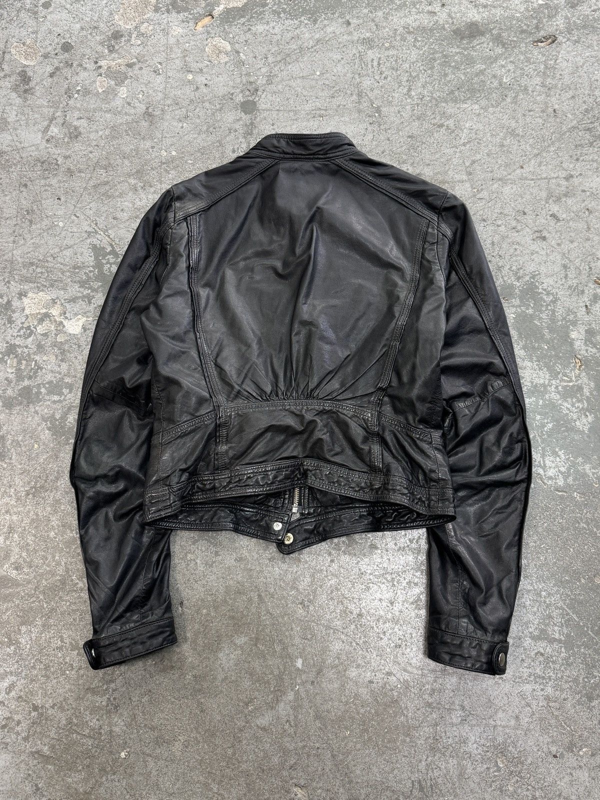 Japanese Brand Vintage Real Leather Avant Garde y2k Jacket Size S / US 4 / IT 40 - 10 Thumbnail