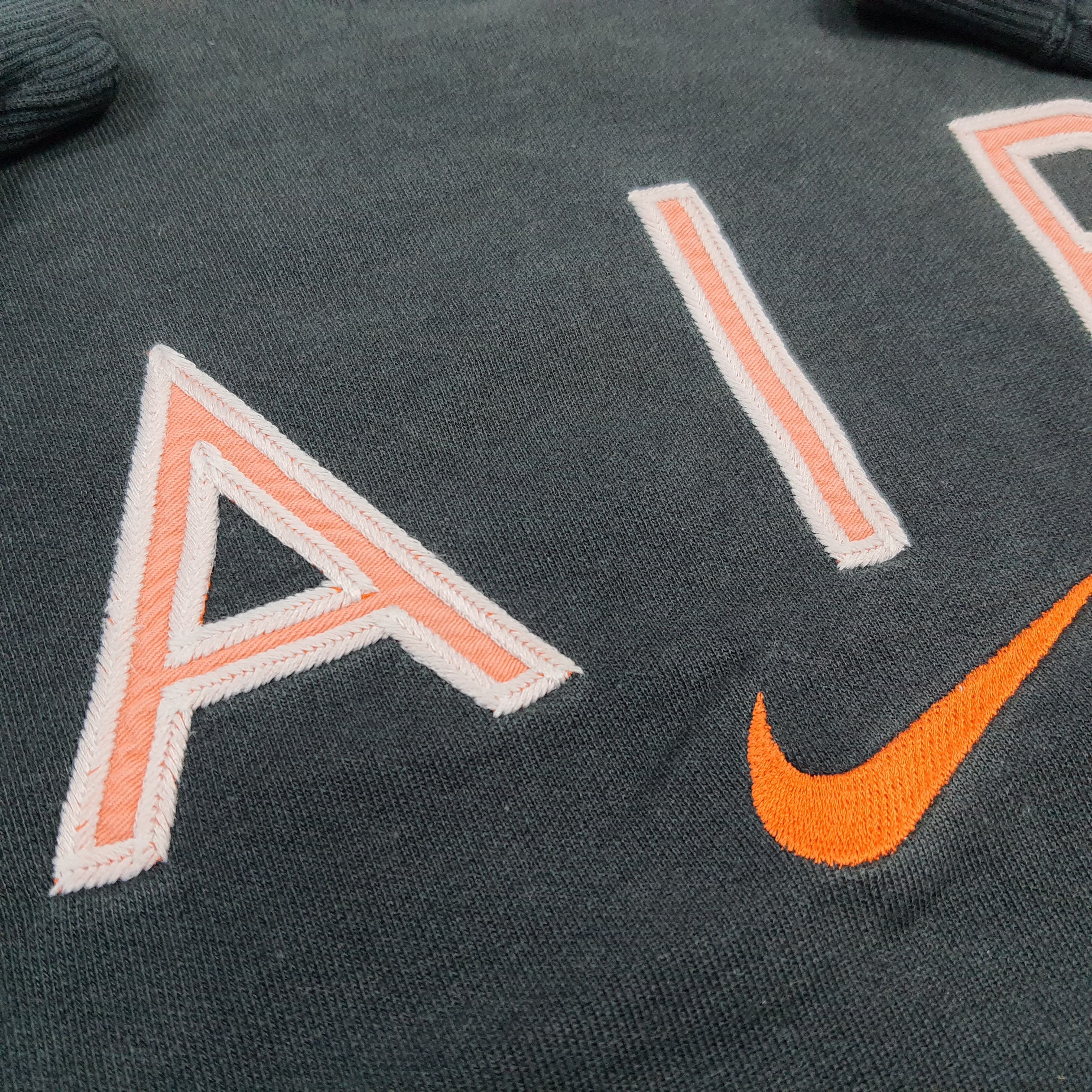 Nike Vintage 90s Nike Air Big Logo Embroidered Sweatshirt C291N4 Size M / US 6-8 / IT 42-44 - 3 Thumbnail