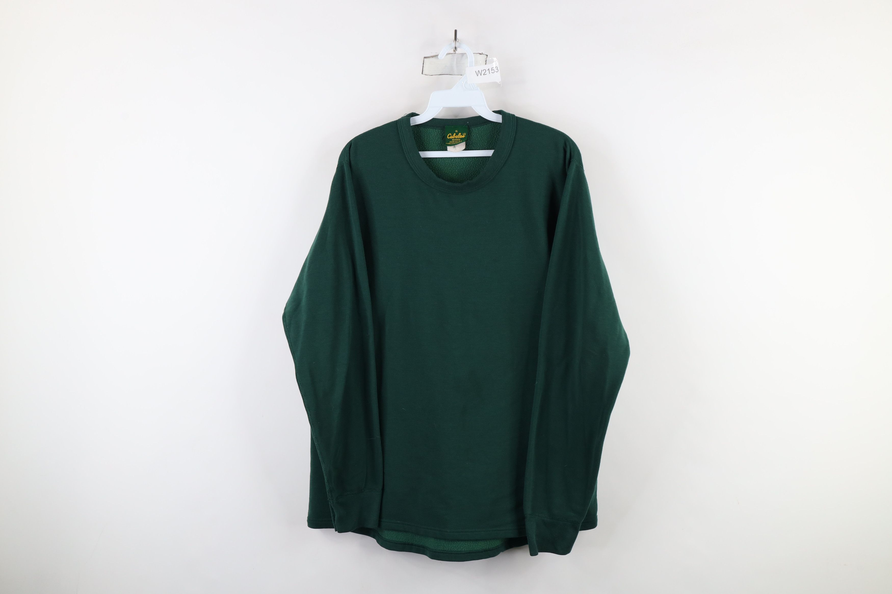 Cabelas × Vintage Vintage 90s Cabelas Baselayer Long Sleeve T-Shirt Green USA Size US XL / EU 56 / 4 - 1 Thumbnail