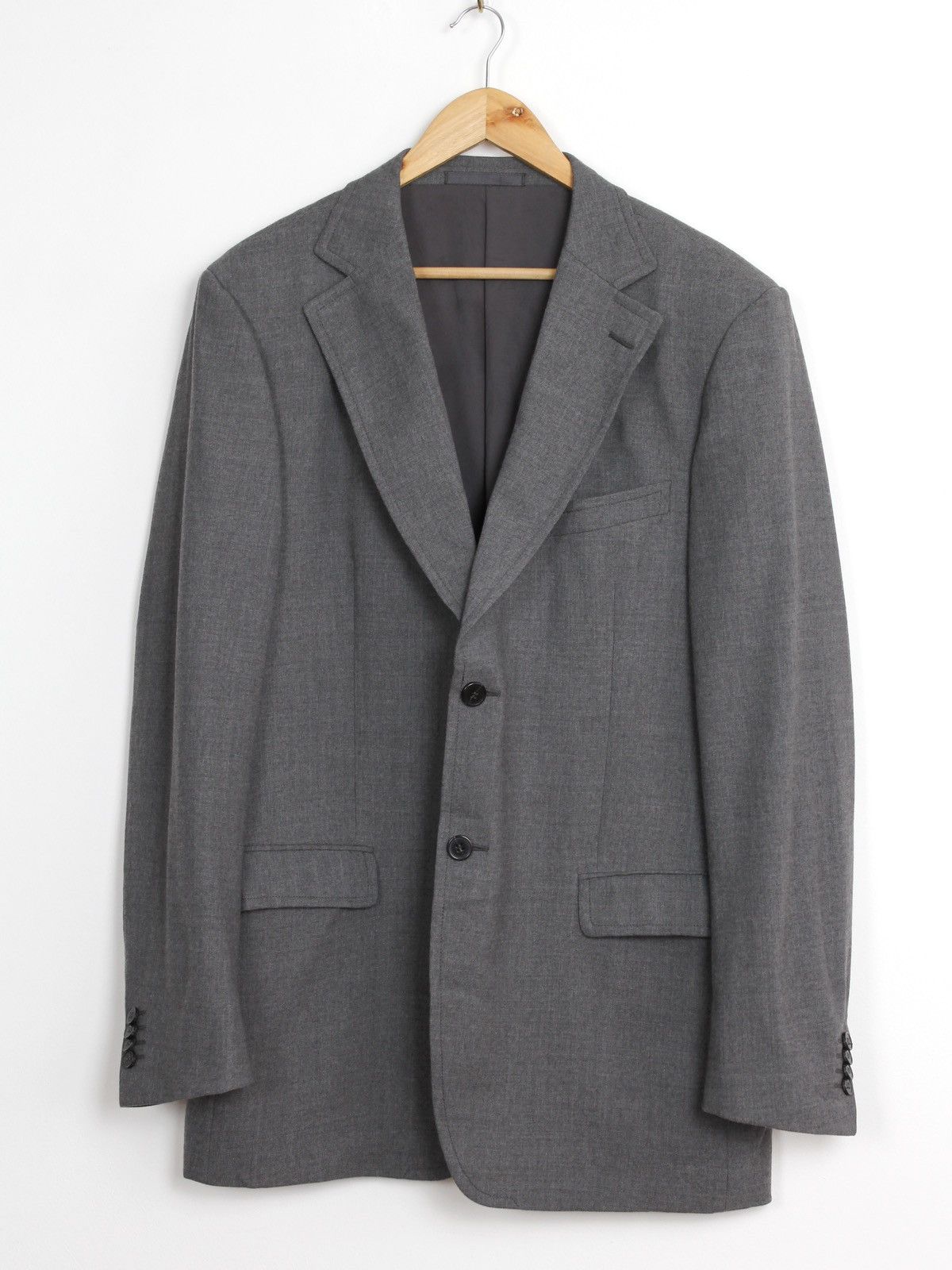 Ermenegildo Zegna × Z Zegna Ermenegildo Zegna Mens Grey City Blazer 52R Size 52R - 1 Thumbnail