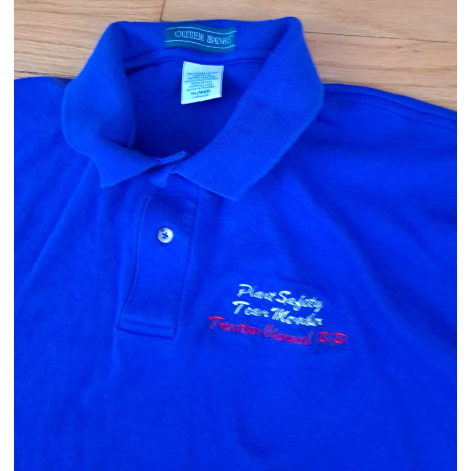 Chanel VINTAGE Trenton Channel Plant Safety Team Member 1/4 Button Embroidered XL USA Shirt Size US XL / EU 56 / 4 - 3 Thumbnail