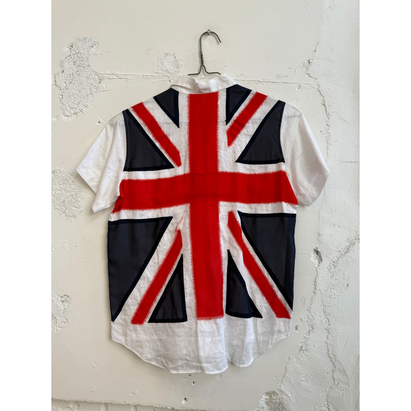 Comme des Garcons × Junya Watanabe Junya Watanabe Comme des Garcons Union Jack Button Up Shirt Size M / US 6-8 / IT 42-44 - 1 Thumbnail