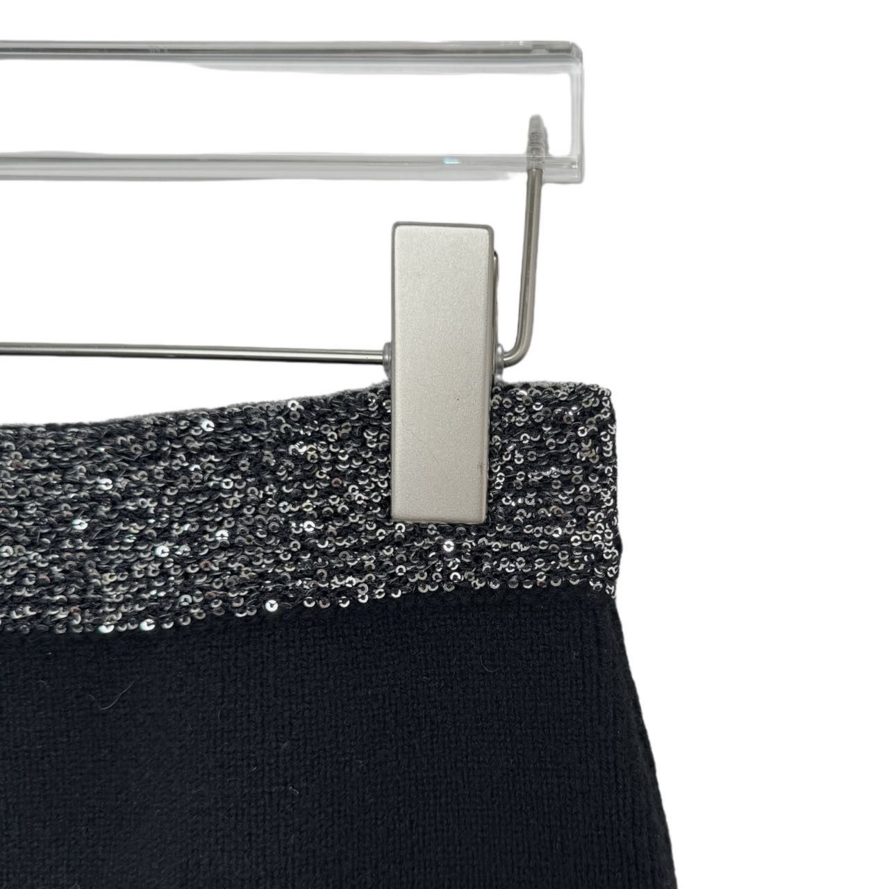 Miu Miu Miu Miu SS23 Black Logo Casual Mini Skirt K26WX Size 27" / US 4 / IT 40 - 3 Thumbnail
