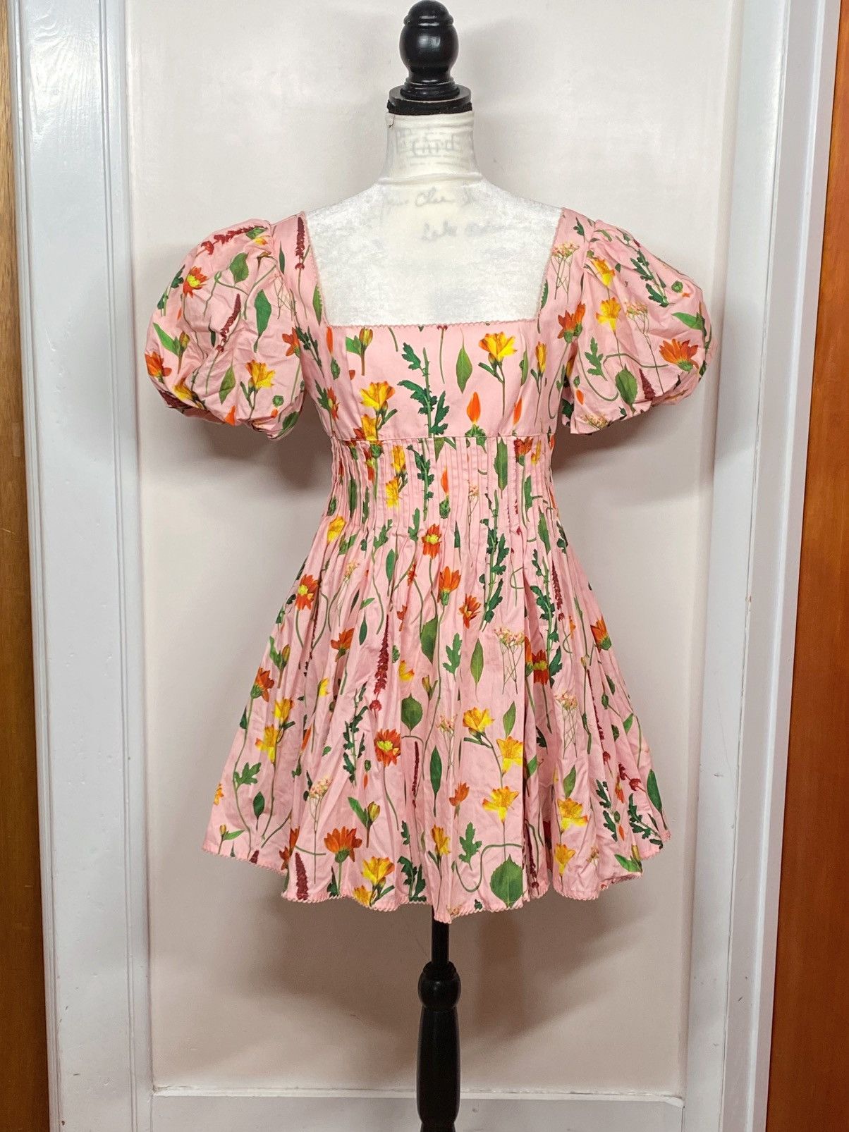AGUA by Agua Bendita Agua by Agua Bendita Carmelo Floral Cotton Minidress size M Size M / US 6-8 / IT 42-44 - 6 Thumbnail