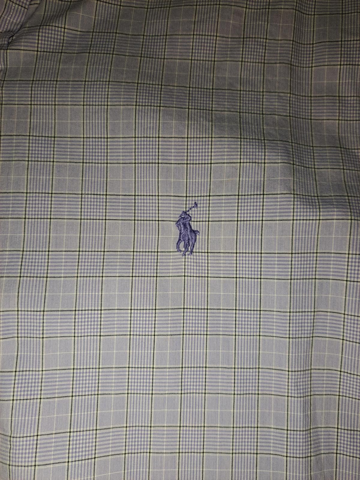Polo Ralph Lauren Polo Ralph Lauren Button Up Dress Shirt Mens XL Purple Plaid Size US XL / EU 56 / 4 - 3 Thumbnail