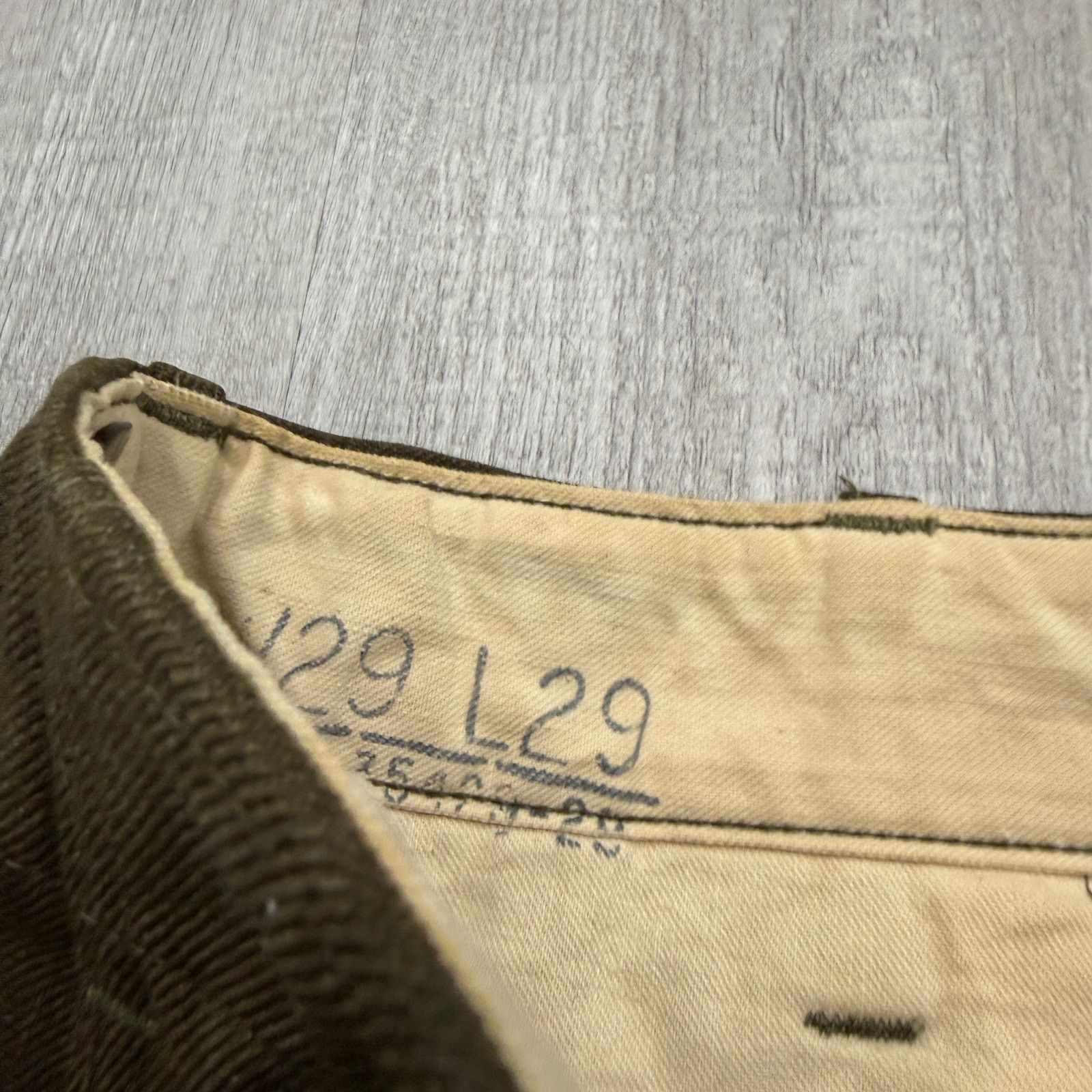 Vintage Vintage US Arm Korean War Wool Uniform Pants Men's 29x27 Size US 29 - 5 Thumbnail