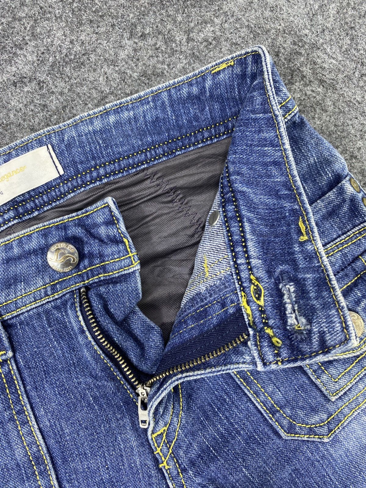 Japanese Brand Vienus Jeans Elegance by Something Edwin Flare Danim - J1012 Size 27" / US 4 / IT 40 - 7 Thumbnail