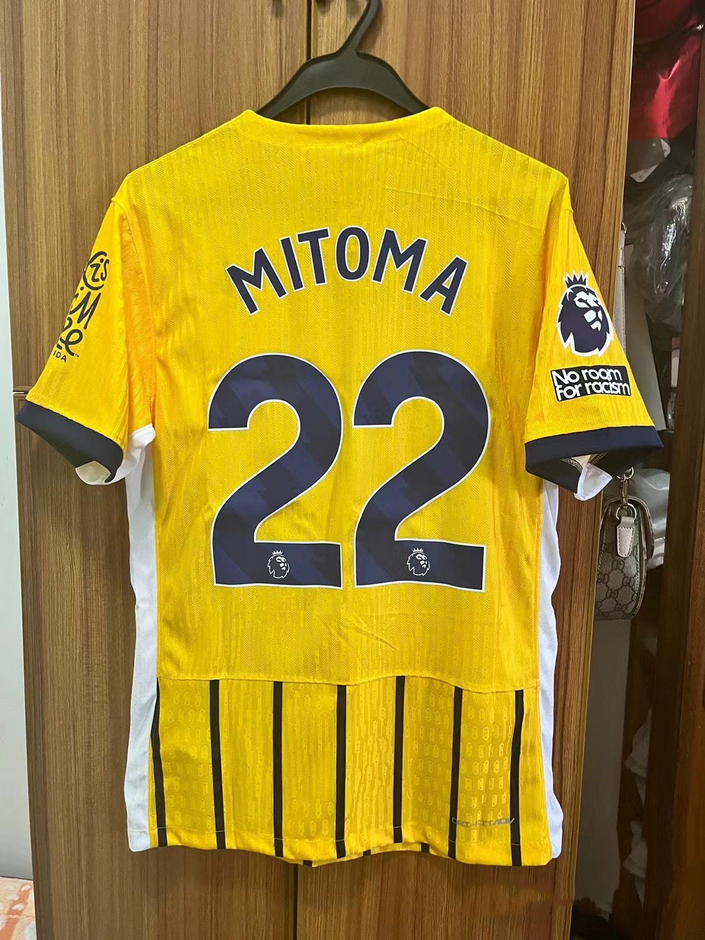 Other 2024 25 Brighton 22 Kaoru Mitoma Jersey Away Player Edition
