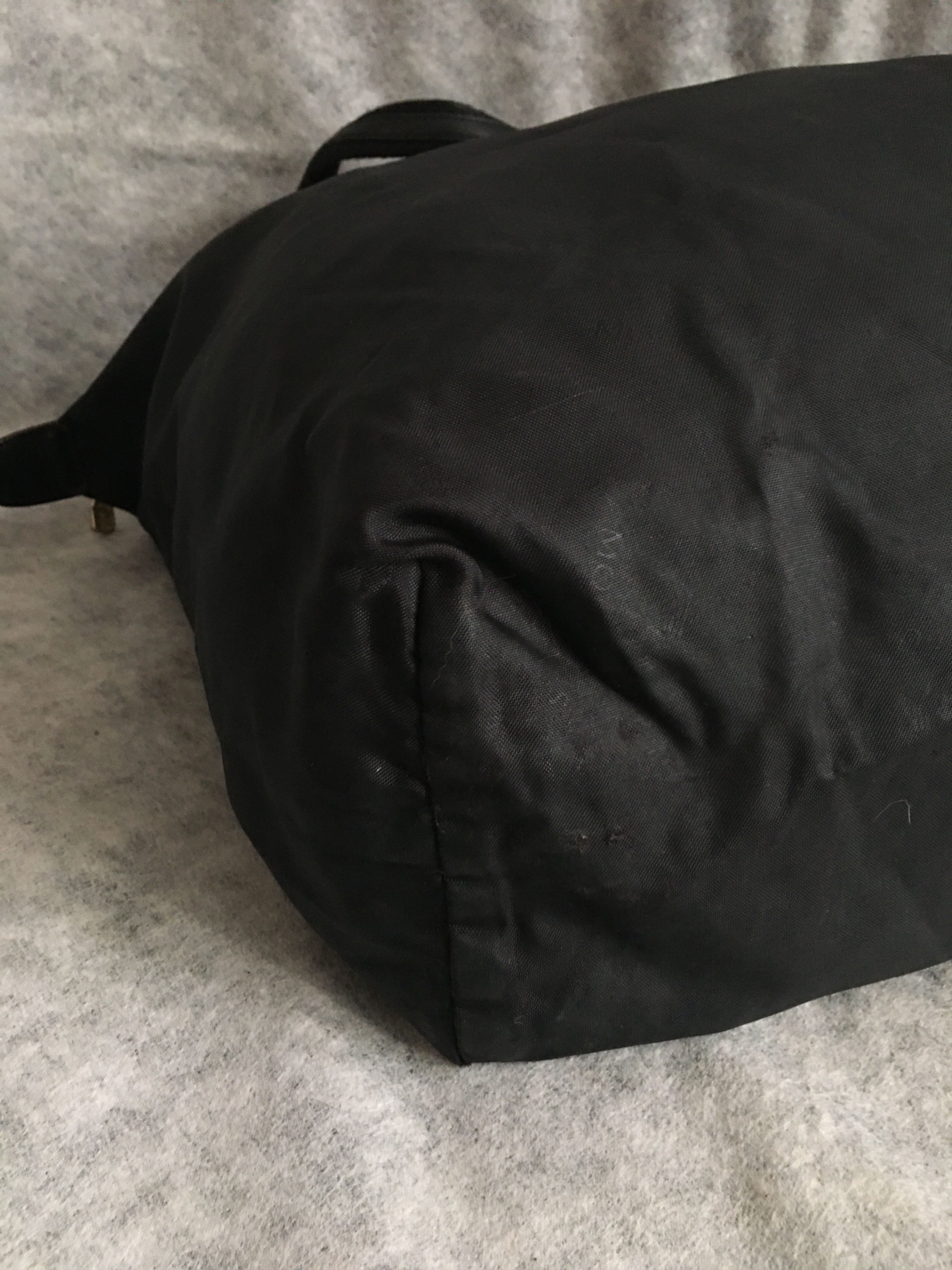 Maison Mollerus Maison Mollerus Nylon Black Monogram Shoulder Bag Size ONE SIZE - 6 Thumbnail