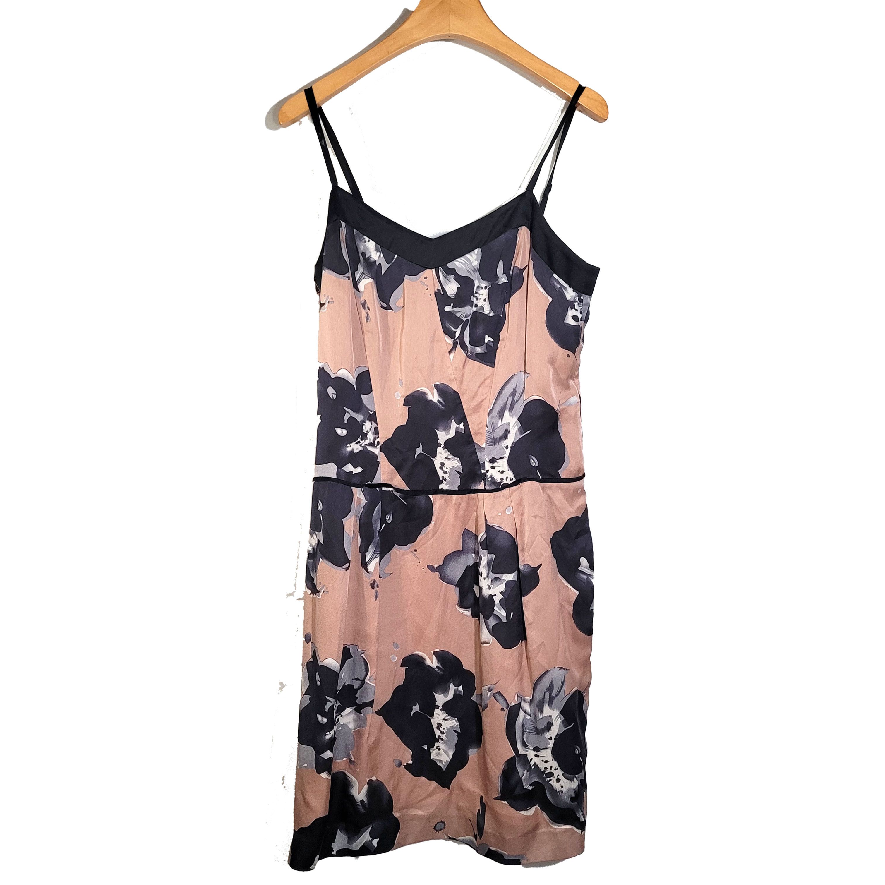 Other Women's Size S 100% Silk Spaghetti Strap Slip Dress SAH167 Size S / US 4 / IT 40 - 1 Thumbnail