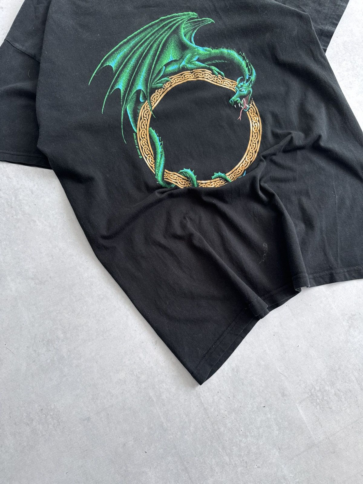 Other Vintage Late 90s Early 00s Hewlin UK Dragon Archive Tee Size US L / EU 52-54 / 3 - 2 Thumbnail