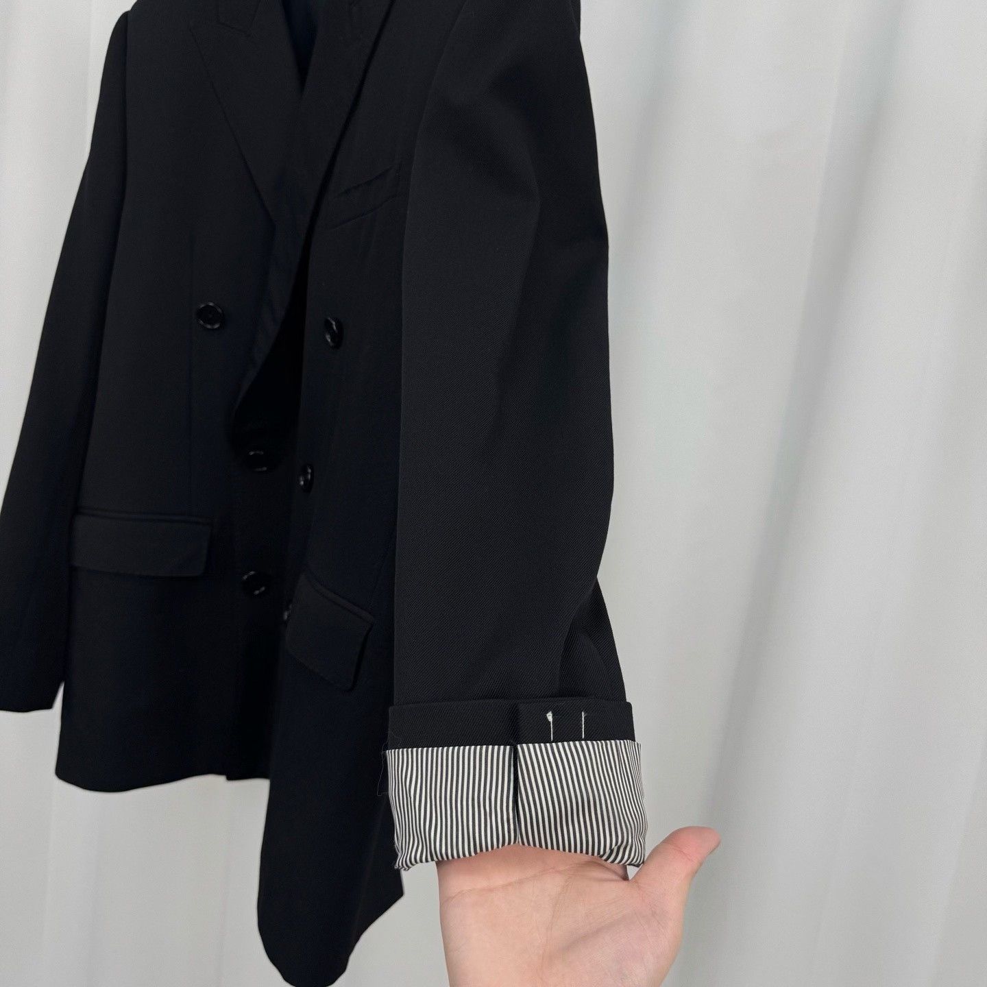 Celine Celine Double-breasted Peak Lapel Blazer Size US XS / EU 42 / 0 - 5 Thumbnail