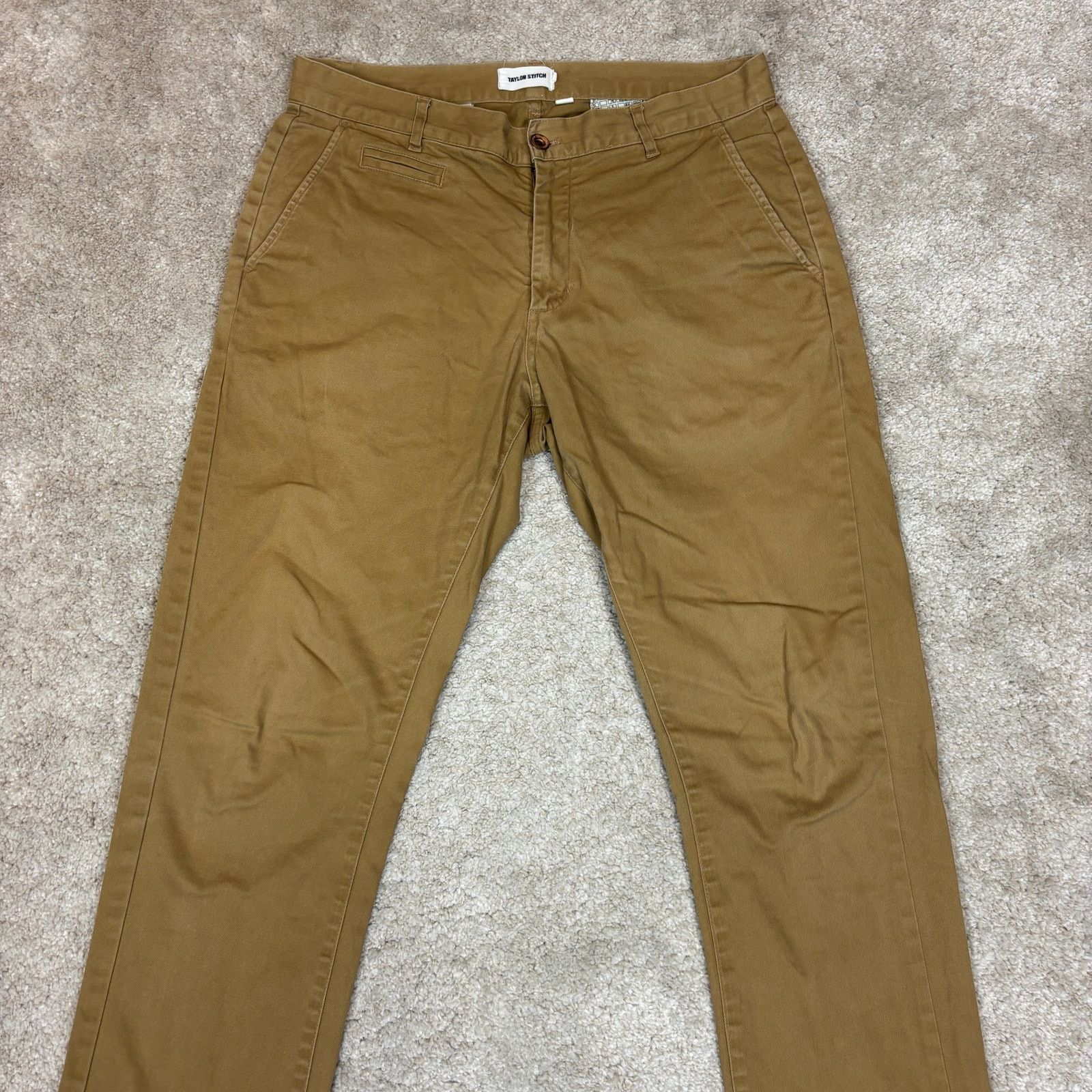 Taylor Stitch Taylor Stitch Slim Fit Chino Ankle Khaki Pants Men's 32x35 Size US 32 / EU 48 - 2 Thumbnail