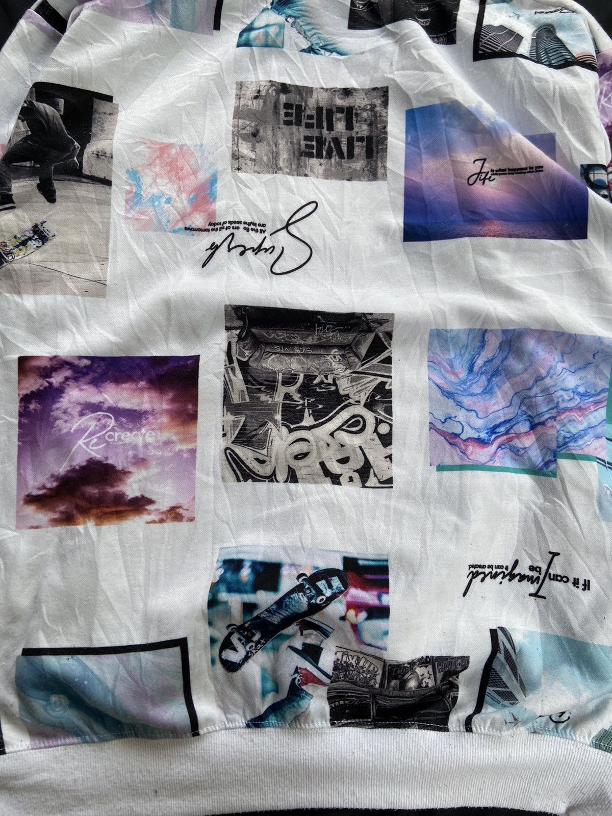 If Six Was Nine × Japanese Brand × Le Grande Bleu (L.G.B.) BEAUMERE SKATEBOARD IF IT CAN BE IMAGINED CREATED HOODIE Size US L / EU 52-54 / 3 - 19 Thumbnail