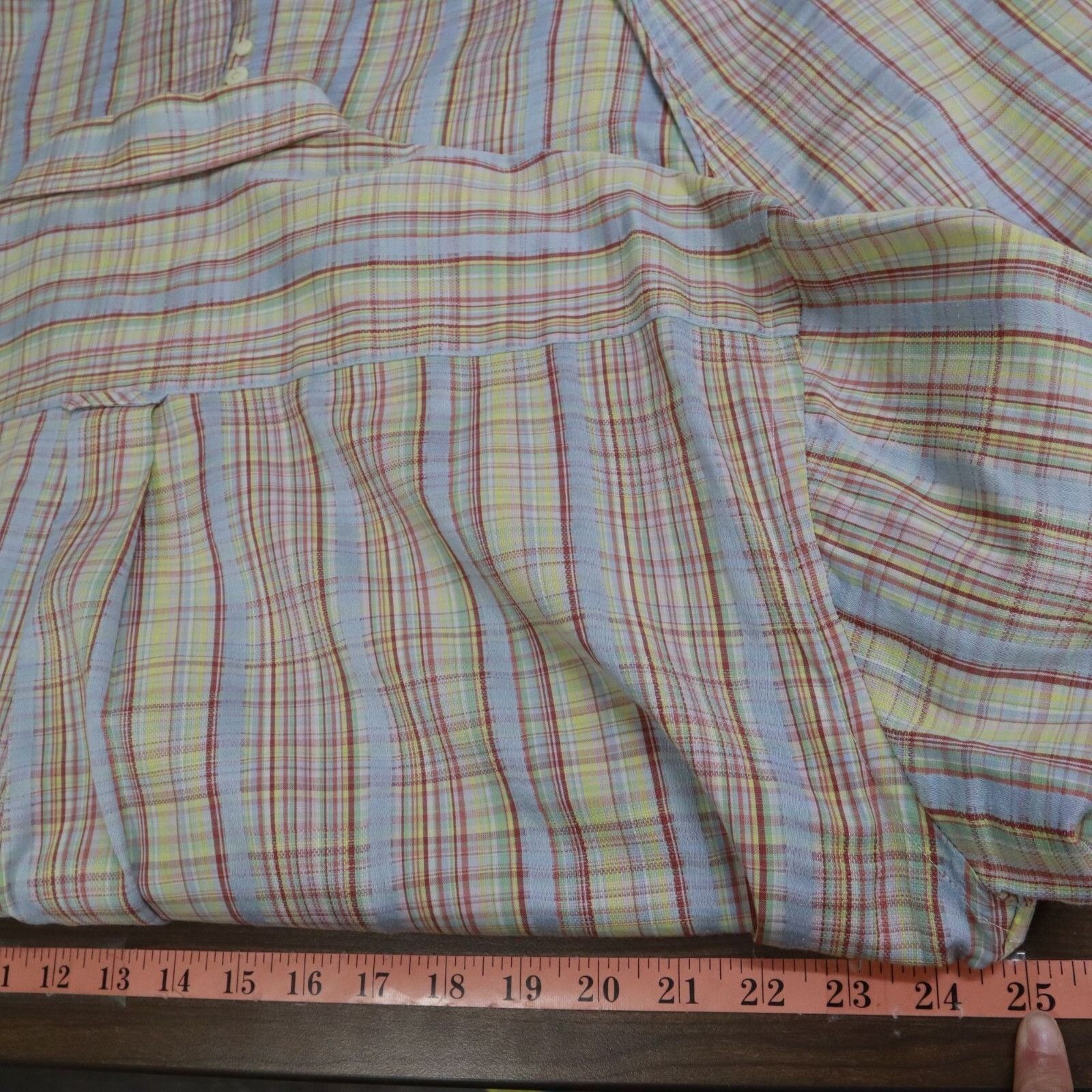 BUGATCHI Bugatchi Uomo Plaid Button Down Shirt Mens XL Multi Preppy Size US XL / EU 56 / 4 - 11 Thumbnail