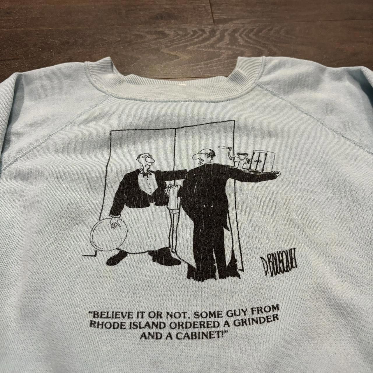Designer vintage Don Bousquet rhode island sweatshirt 80s funny Size US M / EU 48-50 / 2 - 3 Thumbnail