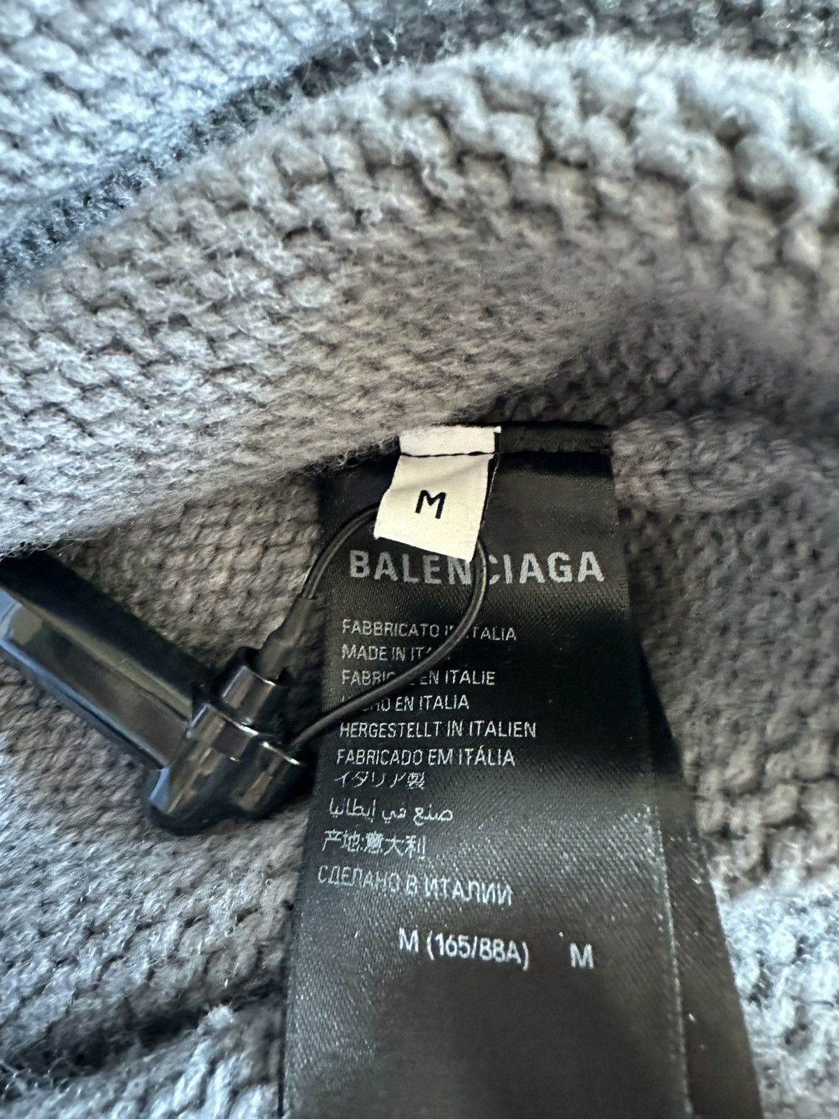 Balenciaga BALENCIAGA LAYERED WOOL SWEATER SHIRT – SIZE M - OVERSIZED Size US M / EU 48-50 / 2 - 12 Thumbnail