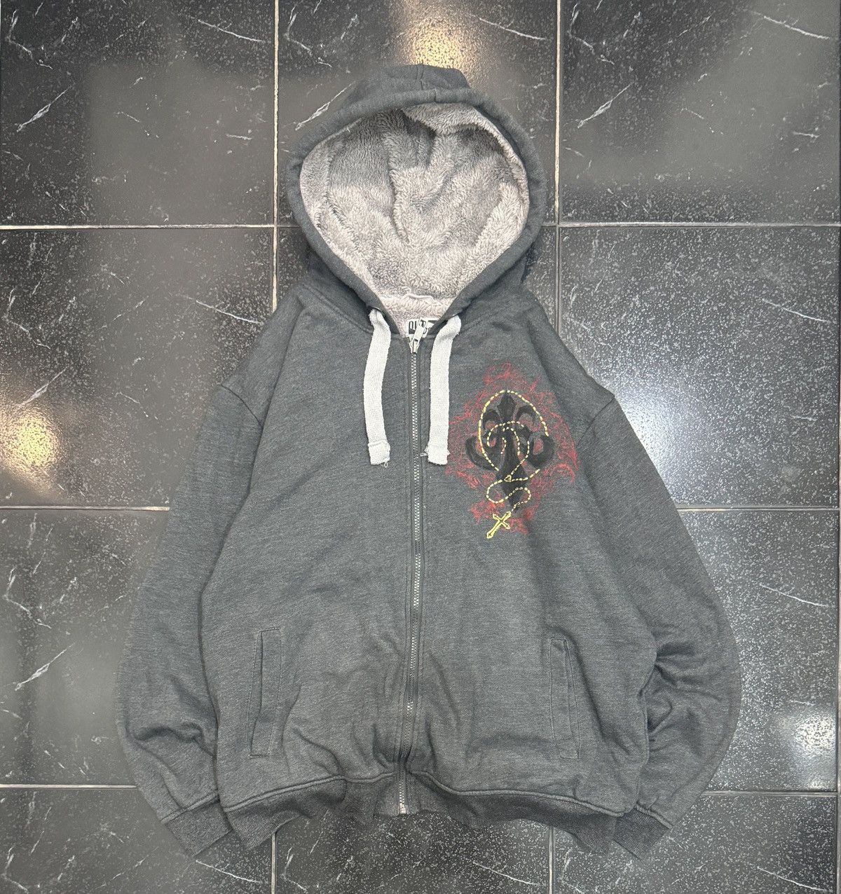 Vintage Handpainted zip up hoodie Size US L / EU 52-54 / 3 - 1 Thumbnail