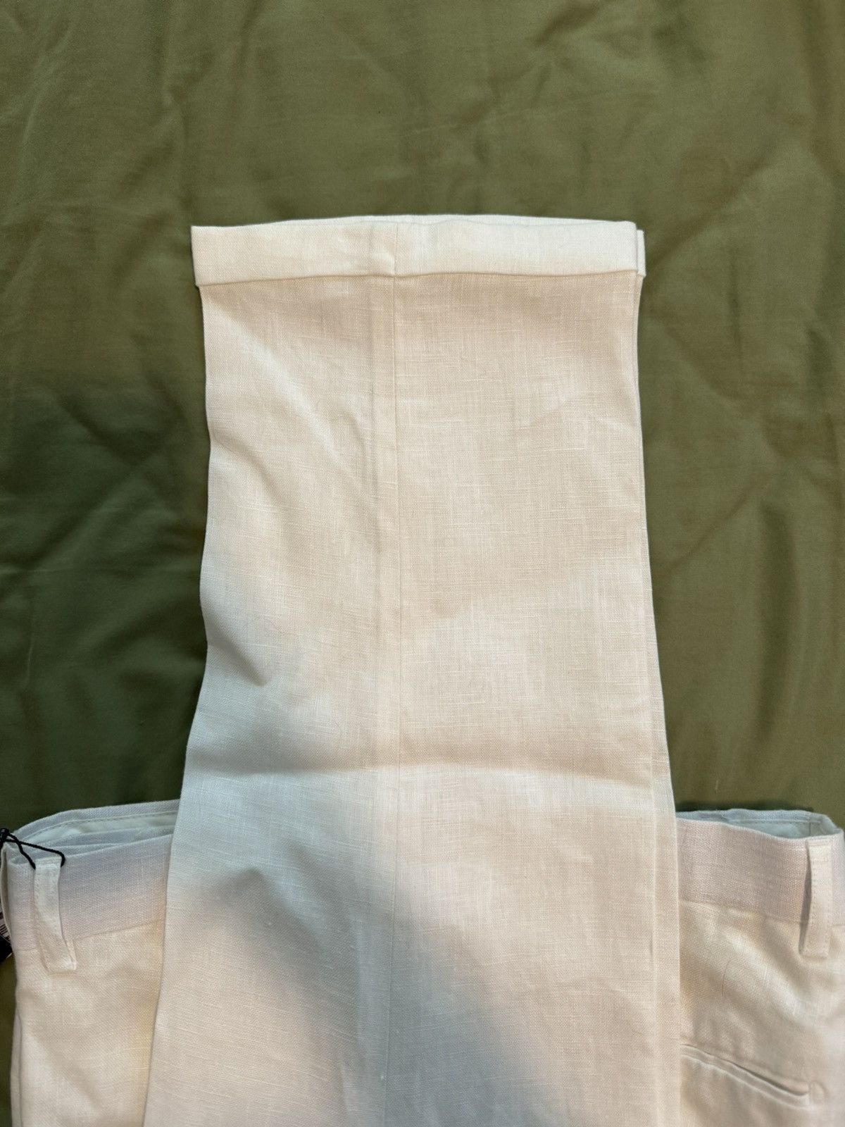 Other Luigi Fusaro Italian white linen pants Size US 36 / EU 52 - 4 Thumbnail