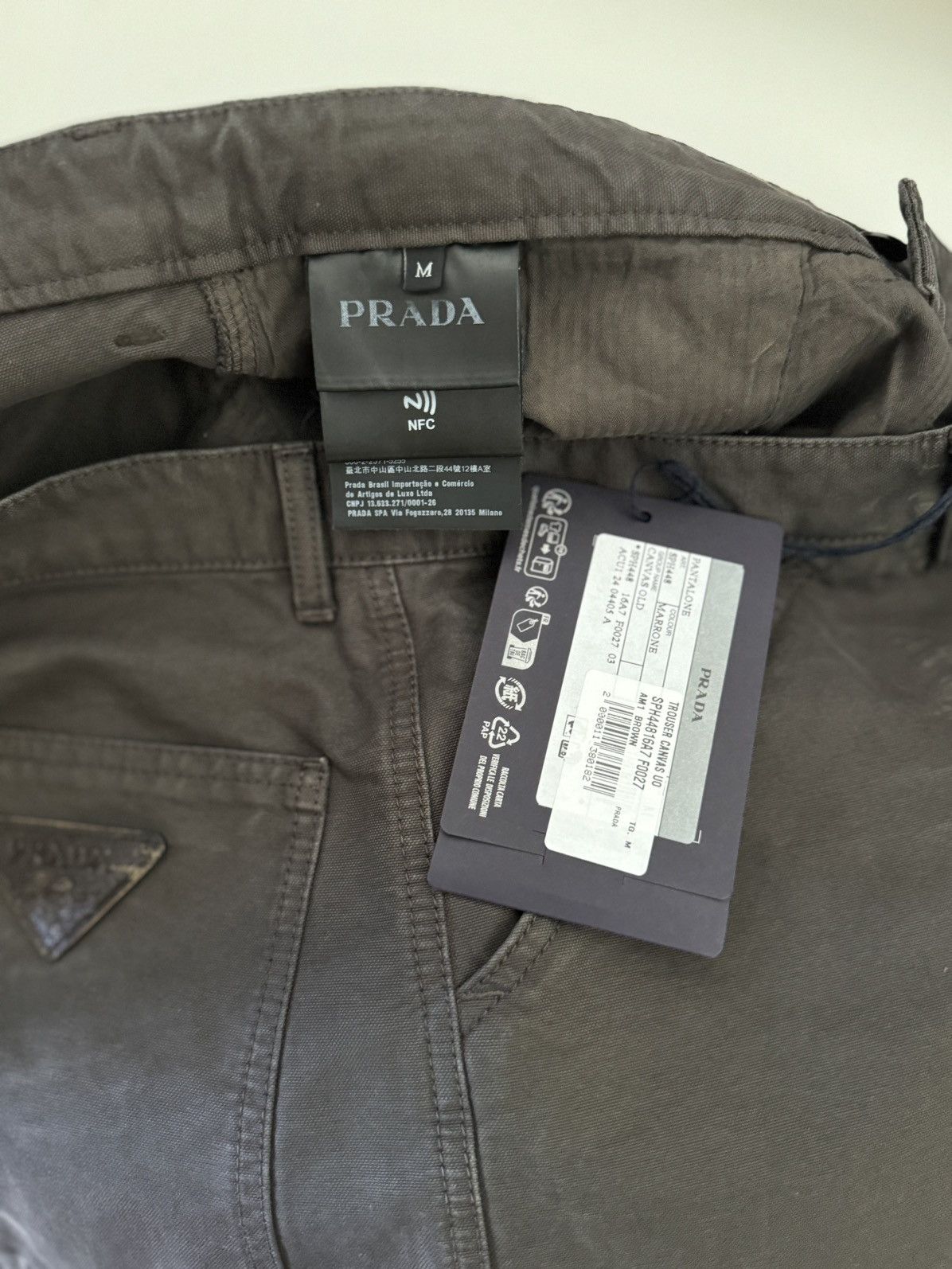 Prada Prada Vintage Canvas Pants Size US 32 / EU 48 - 9 Thumbnail