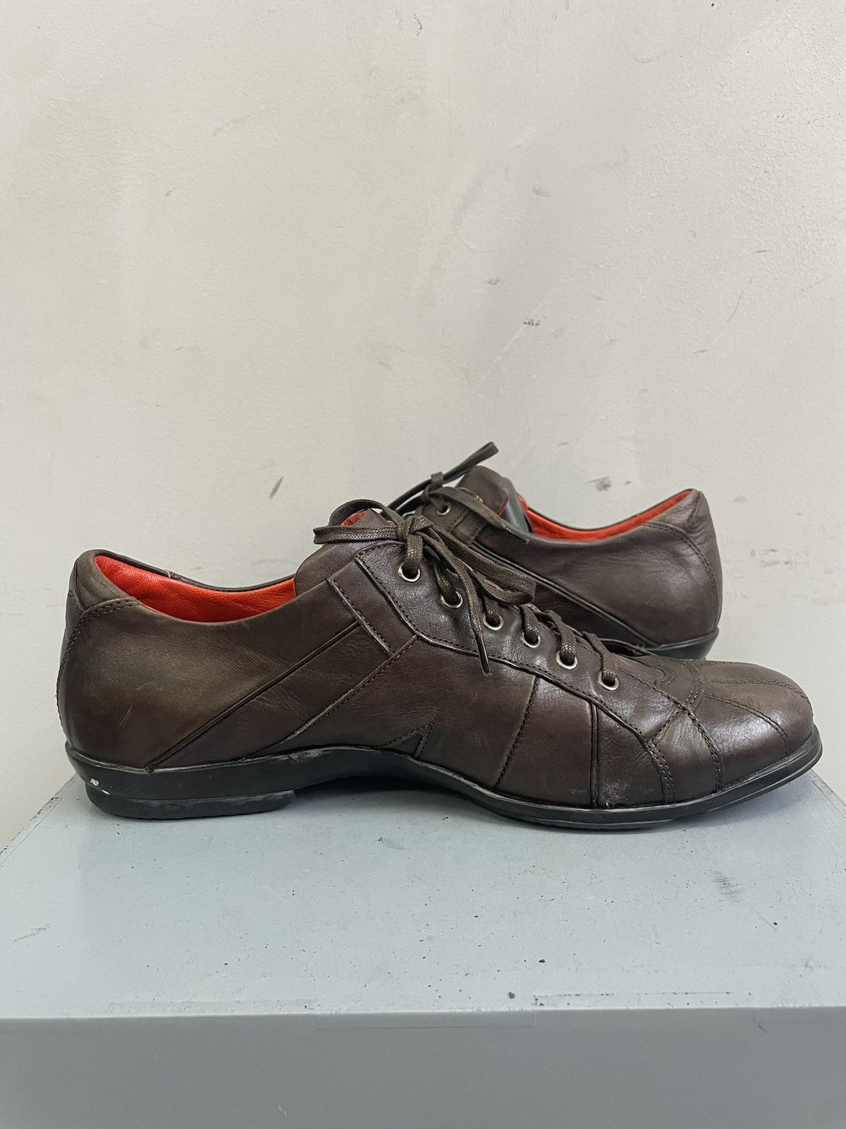 Guidi Gudi style brown leather sneakers retro 2000s low moto y2k Size US 8 / EU 41 - 12 Thumbnail