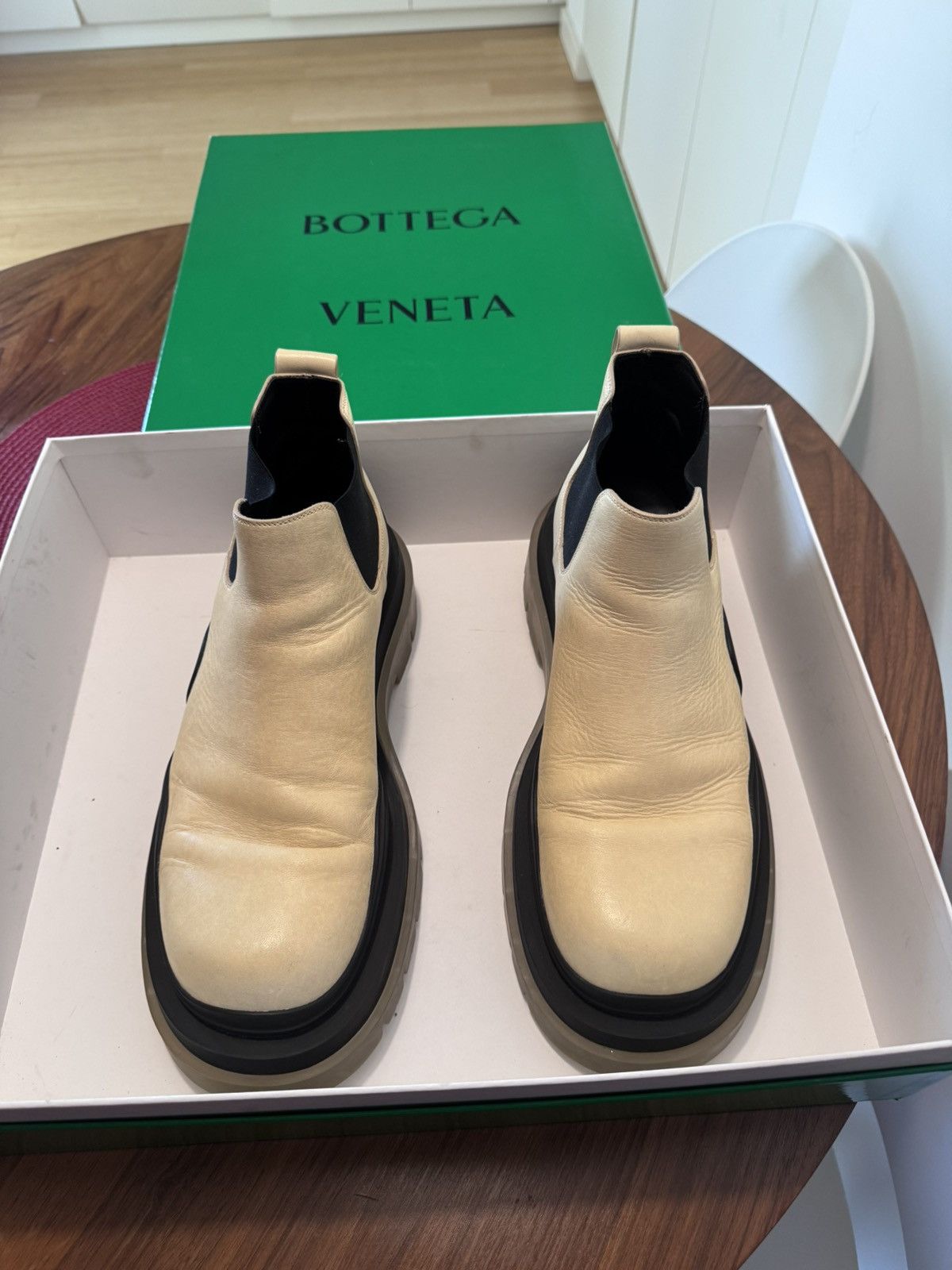 Bottega Veneta Bottega Veneta Lug Chelsea Boot (Size IT 44) Size US 11 / EU 44 - 1 Thumbnail
