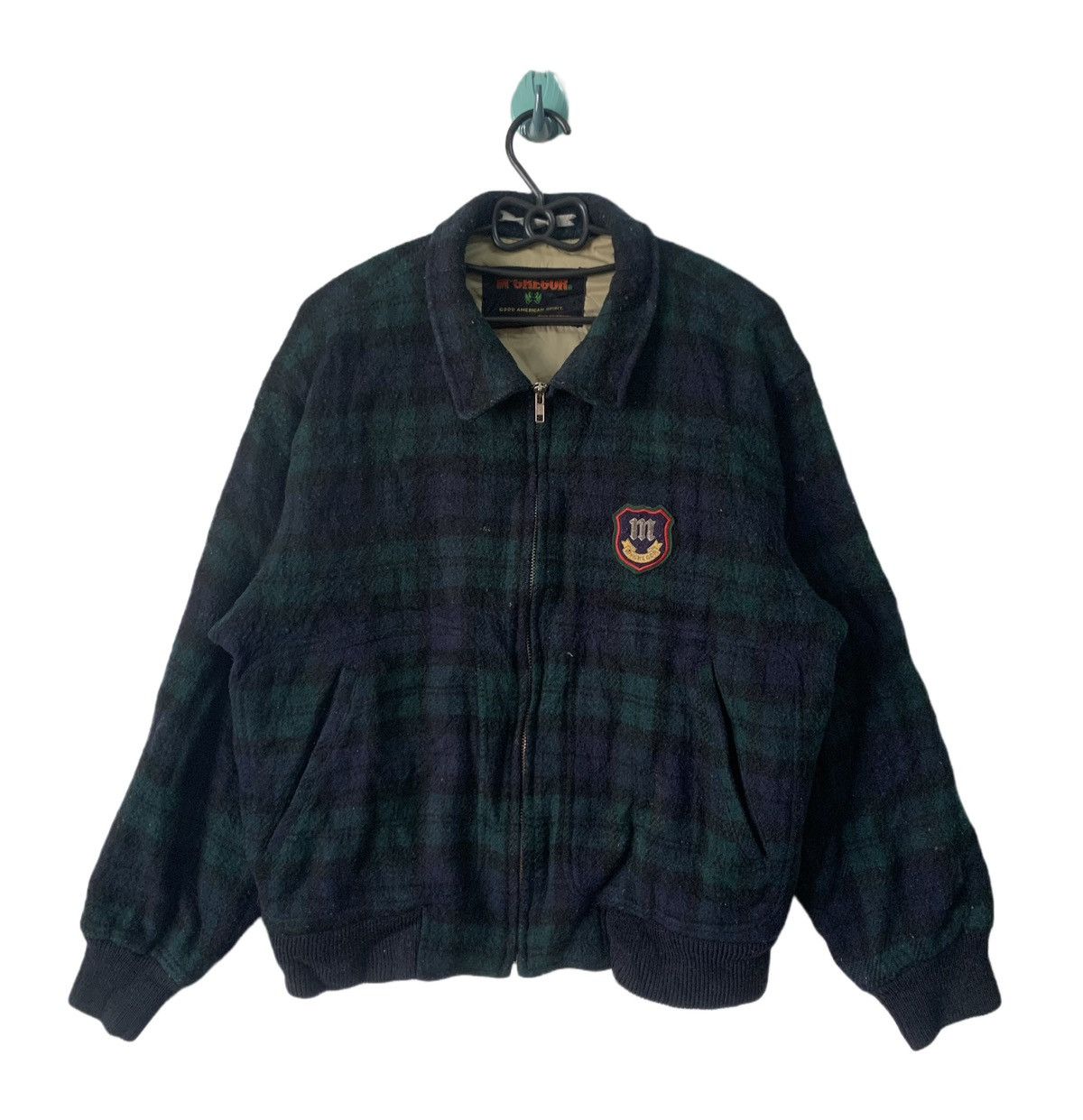 McGregor Big Logo McGregor Official Wool Blend Checkered Jacket Size US M / EU 48-50 / 2 - 2 Thumbnail