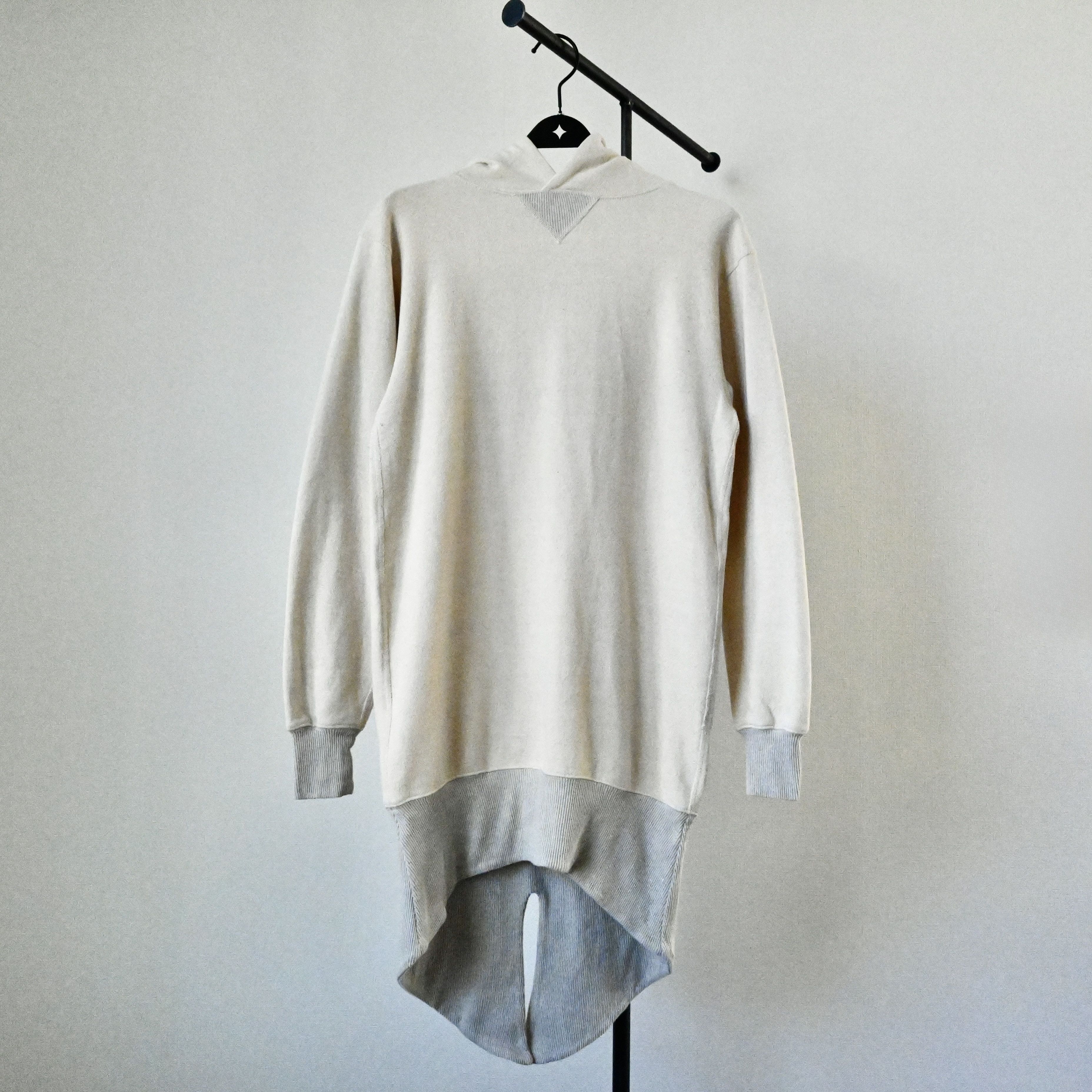 Kapital Kapital cotton&hemp French-terry fish tail hoodie, oatmeal Size US S / EU 44-46 / 1 - 2 Thumbnail