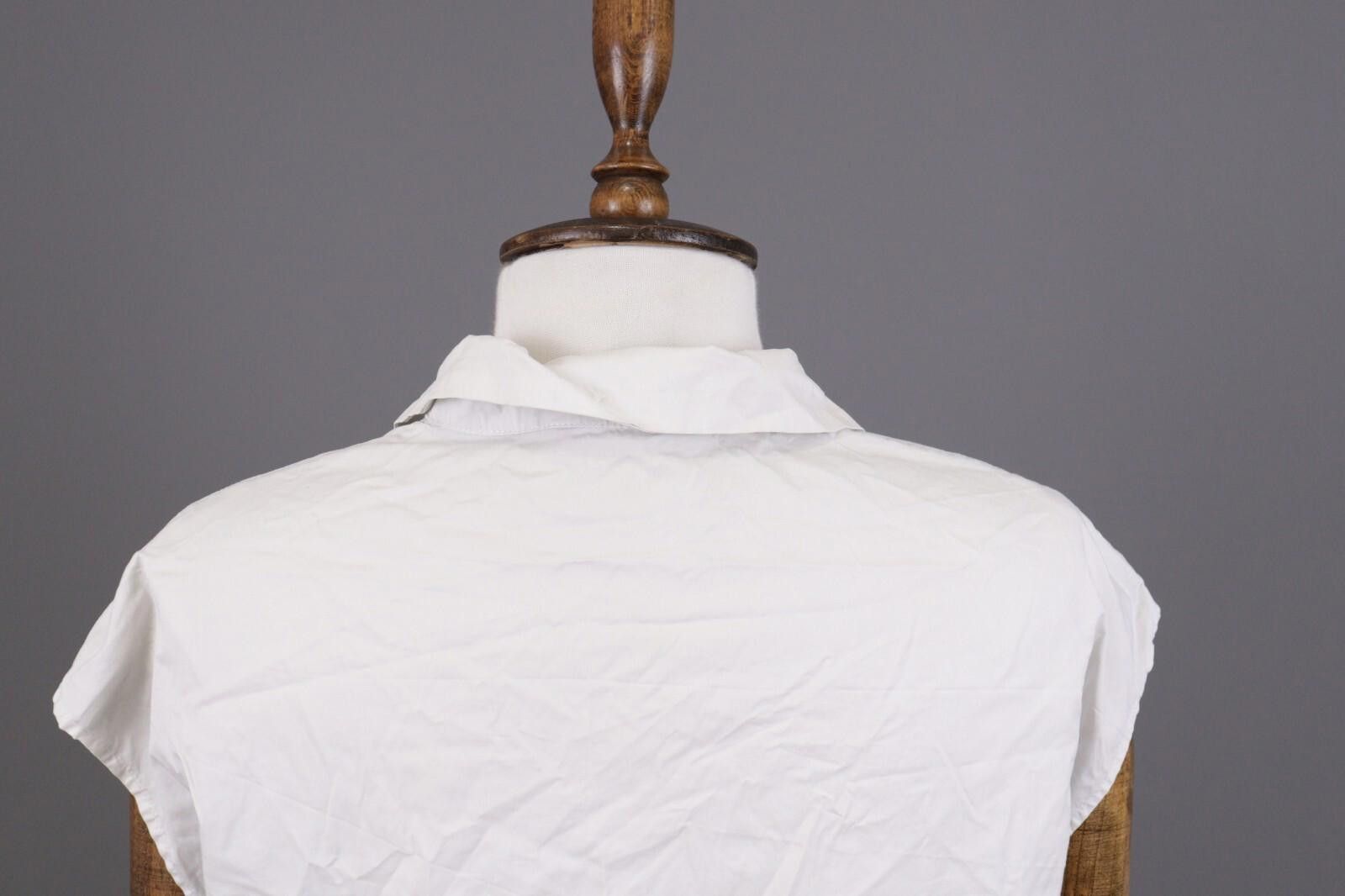 Barena Barena Mirano Venezia White Sleeveless Basic Shirt Top Sz 44 Size M / US 6-8 / IT 42-44 - 10 Thumbnail