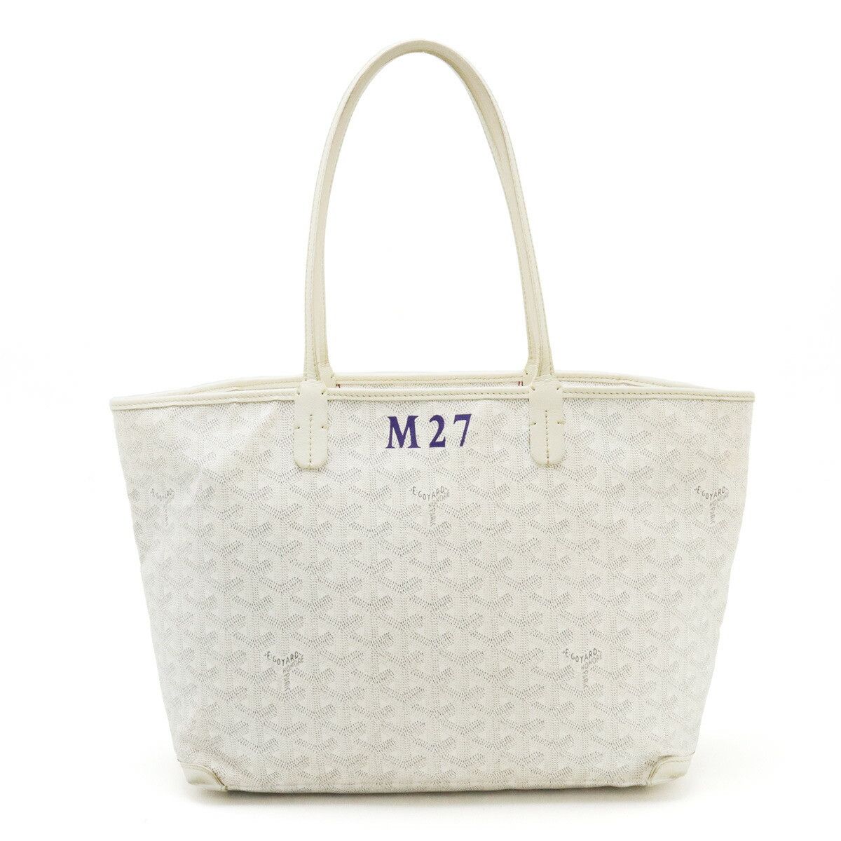 Goyard Goyard Artois Pm Pvc Leather 2Way Bag Canvas Shoulder Bag in White, Women's