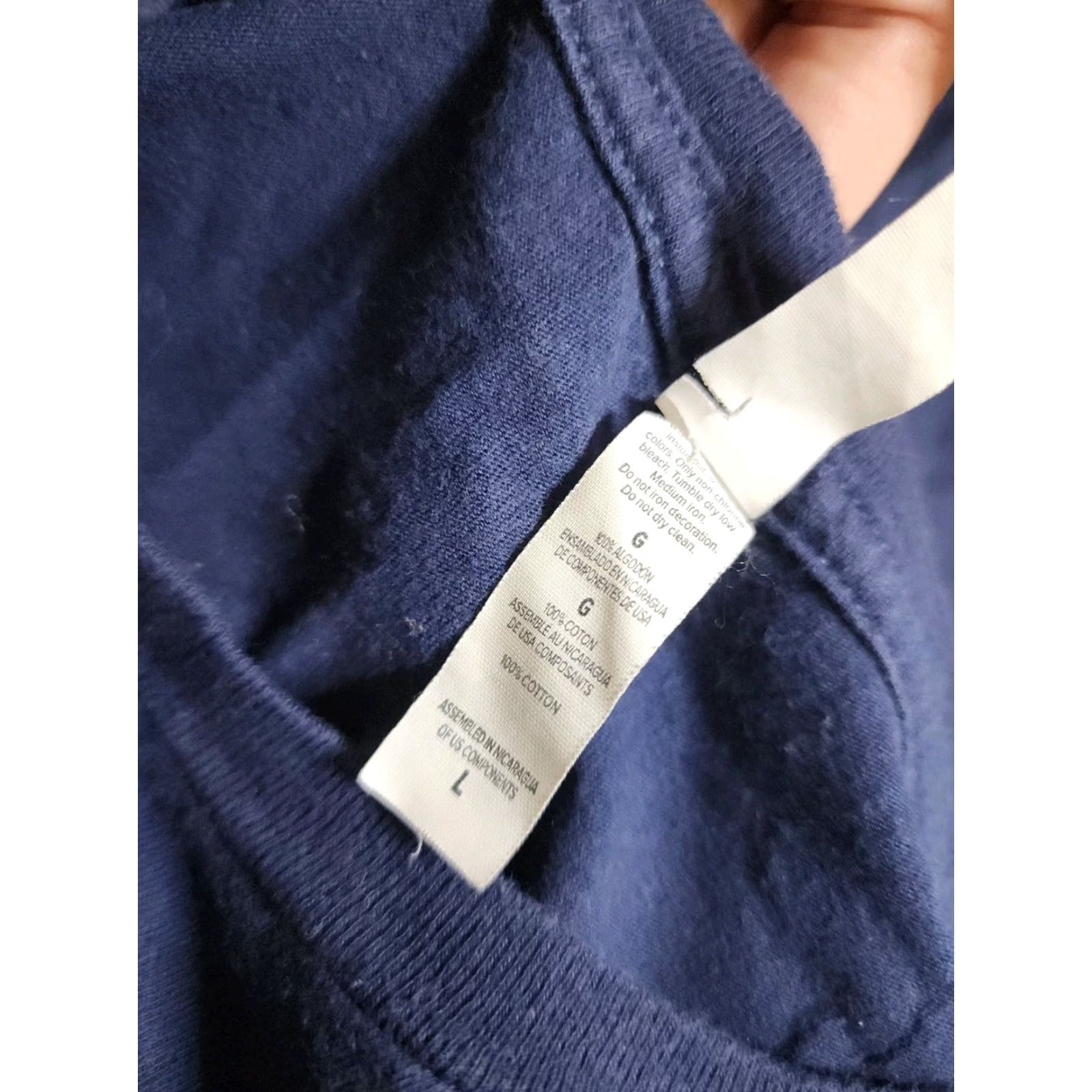 Next Level Womens T Shirt 90s Blue Next Level Solid Short Sleeve Crew Neck Casual Vintage No Size L / US 10 / IT 46 - 6 Thumbnail