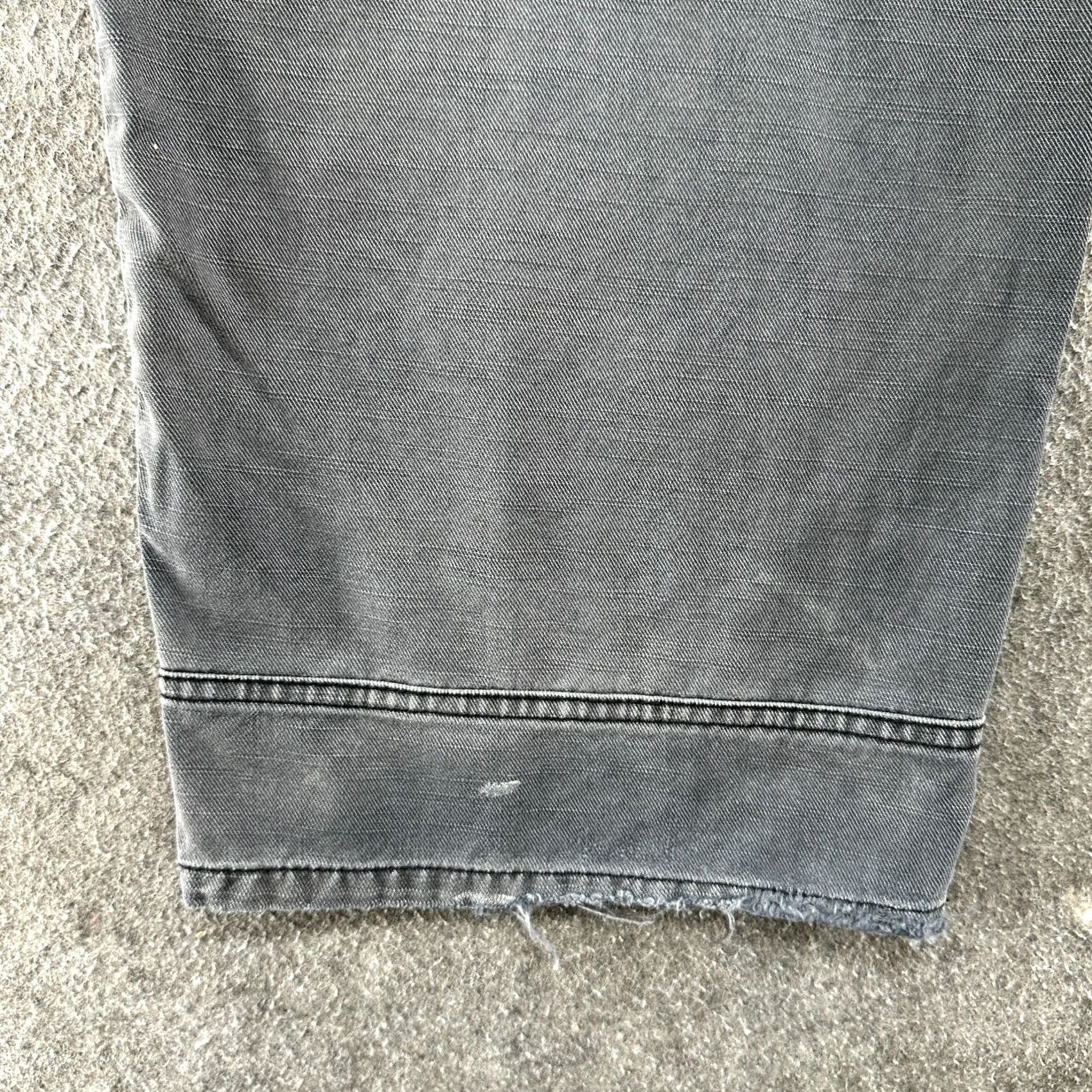 Vintage VINTAGE No Boundaries Jeans Men 34x30 Black Denim Straight 5-Pocket Distressed Rise Mid Inseam 30 Regular Shirt? Size US 34 / EU 50 - 5 Thumbnail