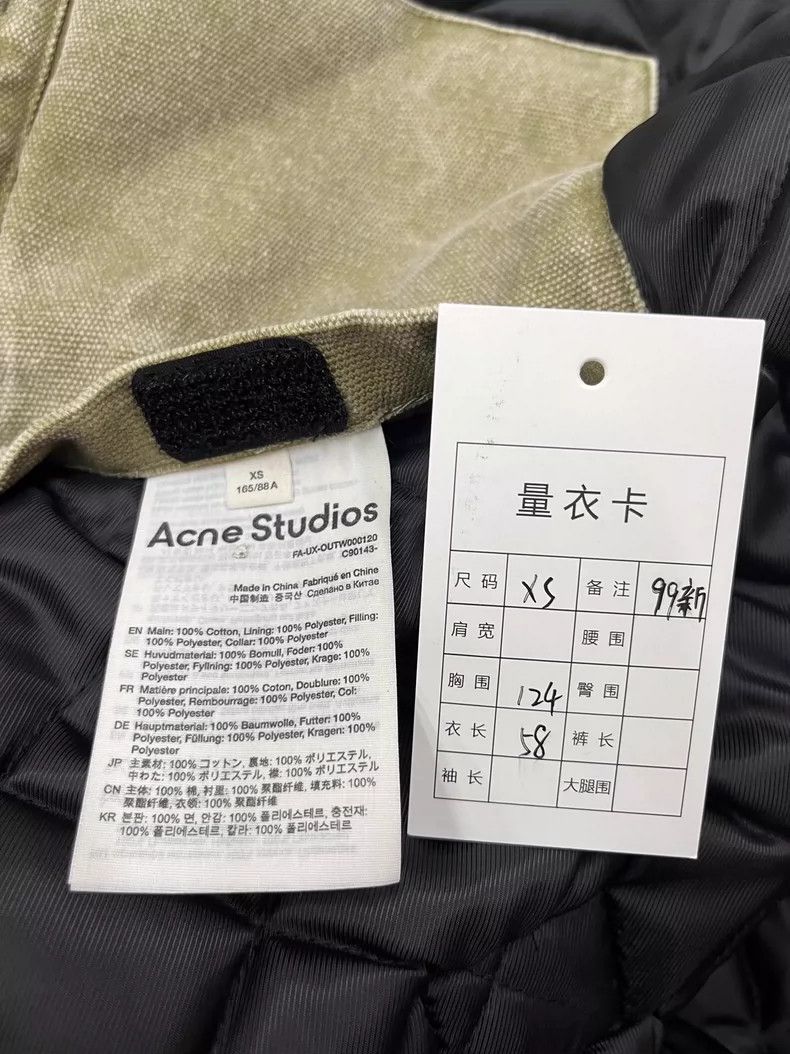 Acne Studios Acne Studios SS23 Face Single-Breasted Loose Coat with Deta Size US XS / EU 42 / 0 - 5 Thumbnail