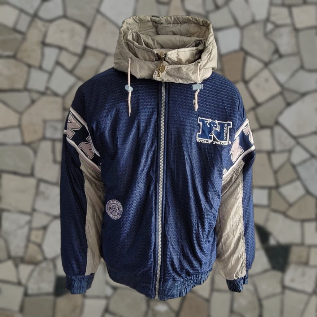 Pro Player Pro Player NFL Wolf Pack Nevada Reversible Jacket XXL Jacket Men Navy Grey Wolf Pack 90s Event Stadium NFL Jerseys NFL 2XL} Size US XXL / EU 58 / 5 - 1 Thumbnail