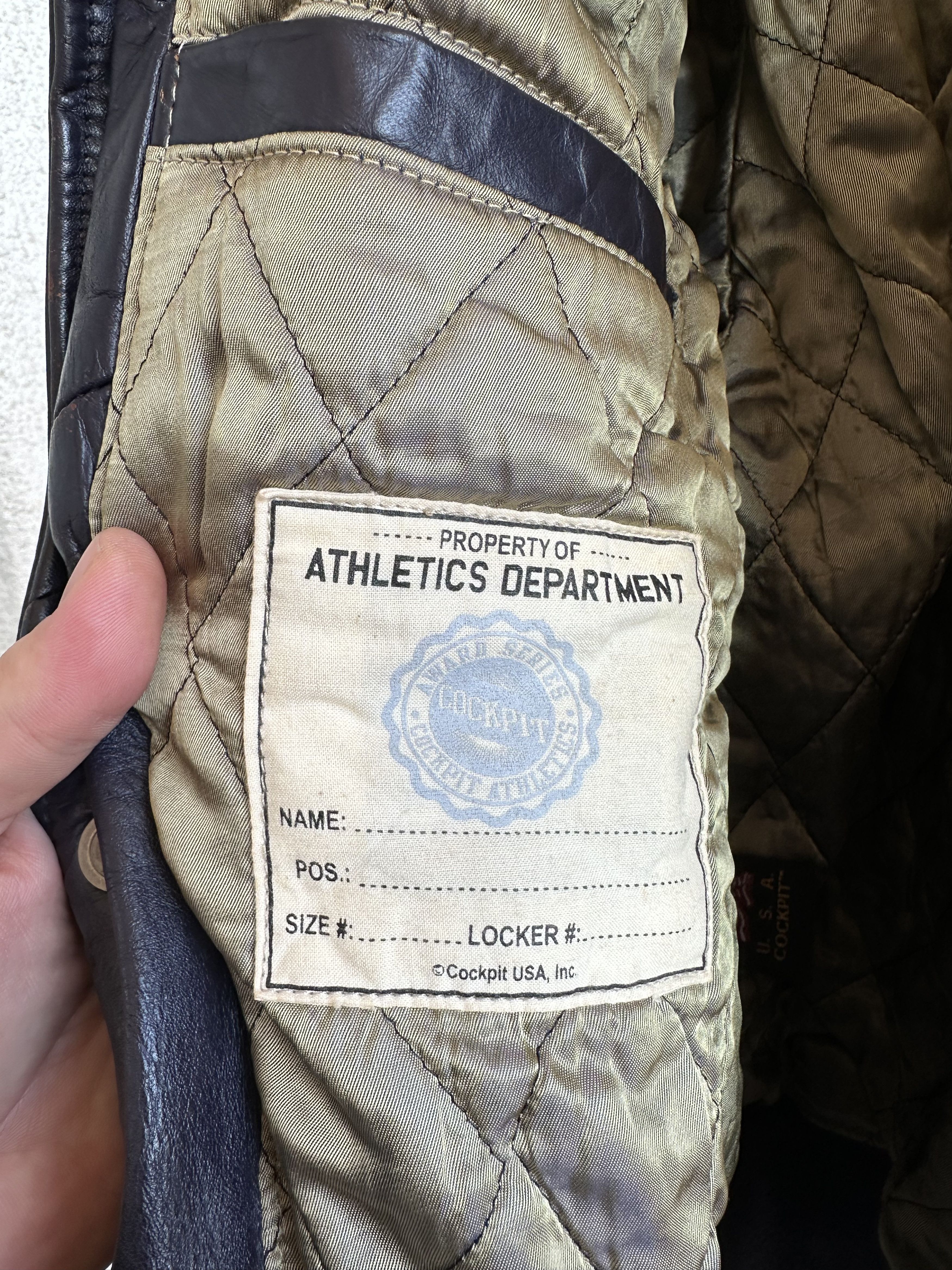 Cockpit USA special edition leather award jacket Size US L / EU 52-54 / 3 - 7 Thumbnail