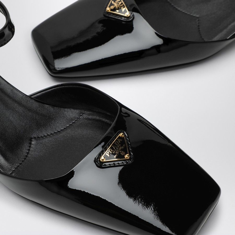 Prada o1d2blof0924 Leather Décolleté in Black Size US 10 / IT 40 - 5 Thumbnail