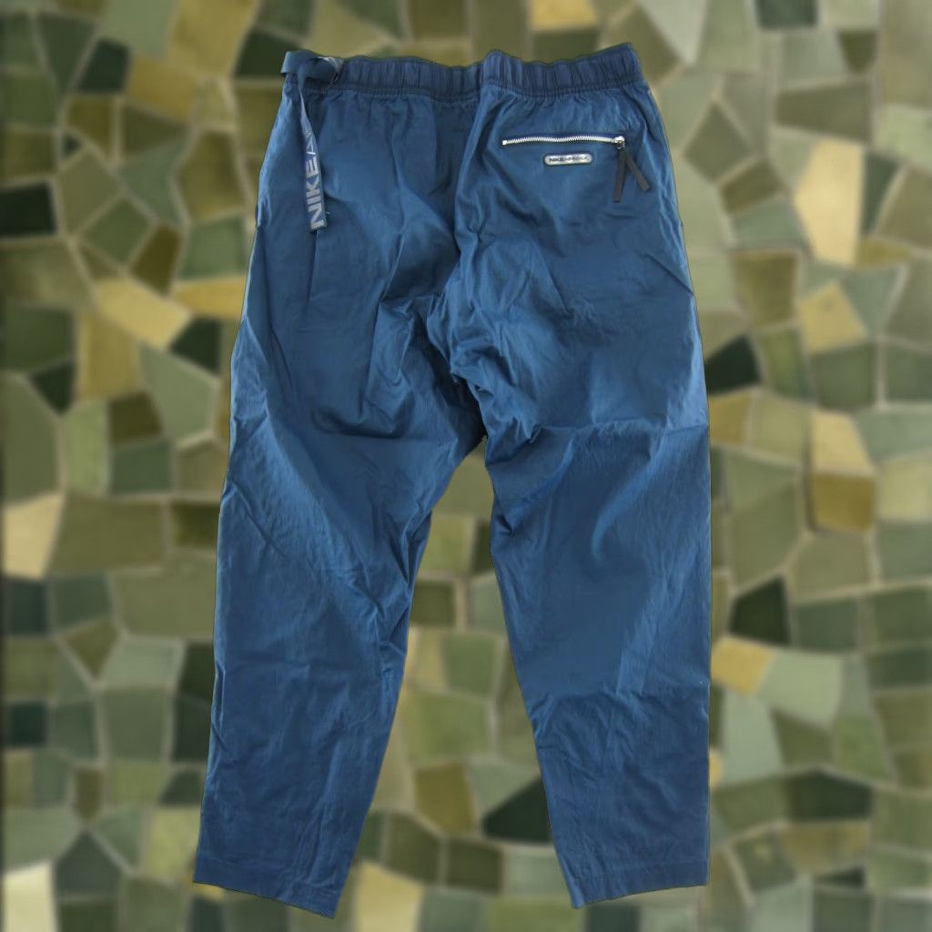 Nike Nike AIRMAX Nylon Stretch Blue Zip Pocket Zip Ankle Jogger Pant Women Large Size 36" / US 14 / IT 50 - 1 Thumbnail