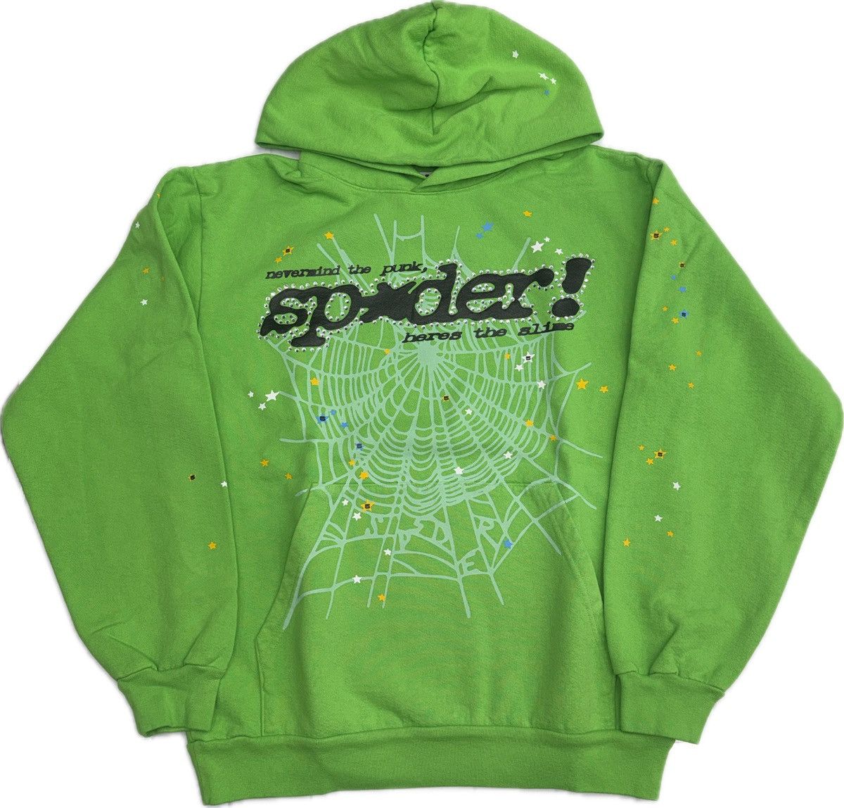 Sp5der Sp5der Rhinestone P*nk V2 Hoodie Size US M / EU 48-50 / 2 - 1 Thumbnail