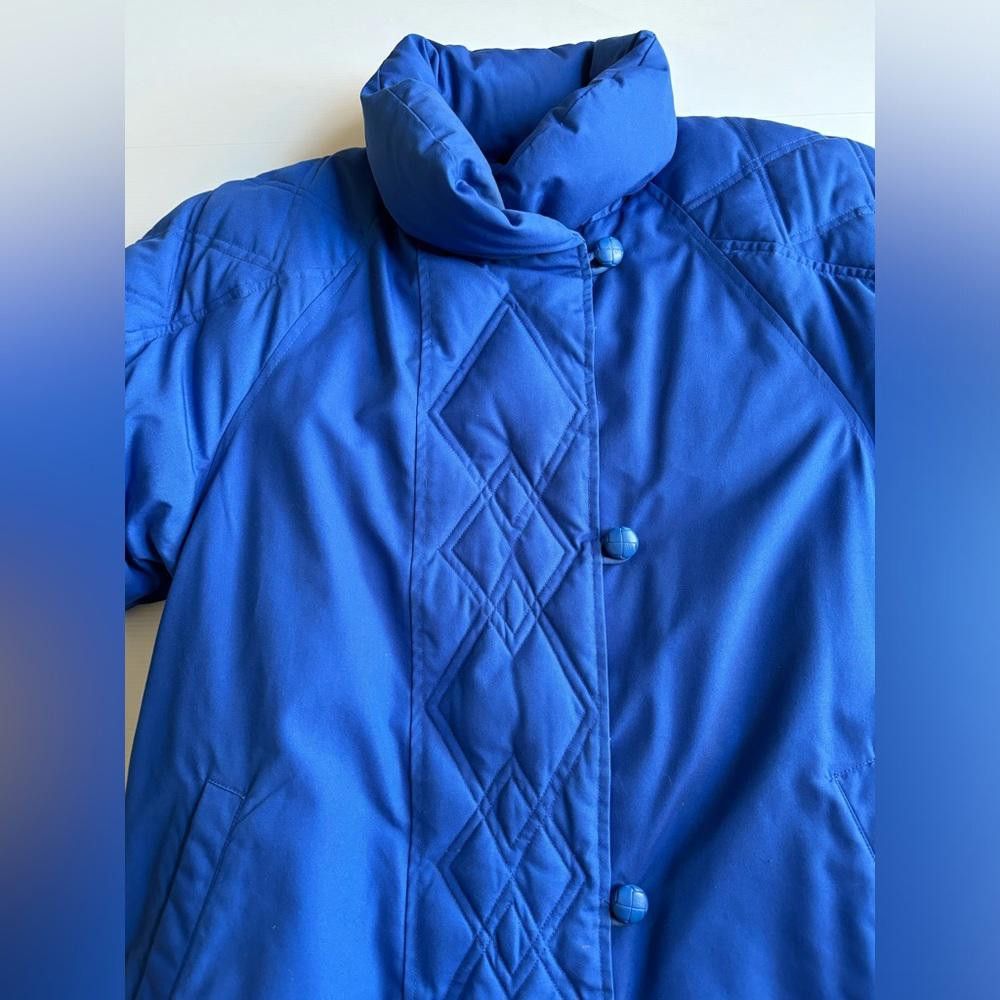 Other Vintage Cleo Blue Long coat puffer jacket Size M / US 6-8 / IT 42-44 - 3 Thumbnail