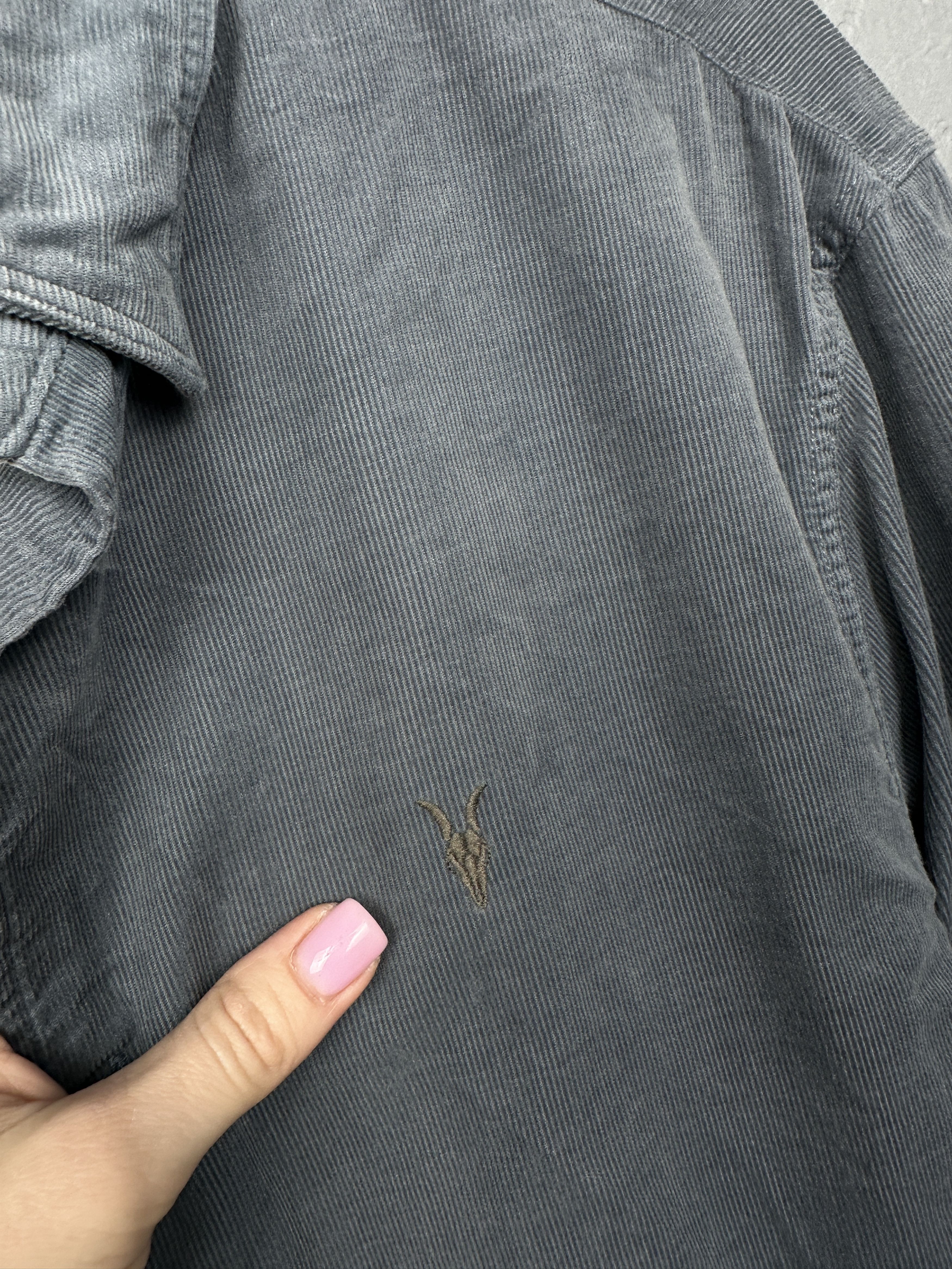 Allsaints × Flannel Allsaints Mens Birchwood Corduroy Flannel Shirt Size US M / EU 48-50 / 2 - 3 Thumbnail